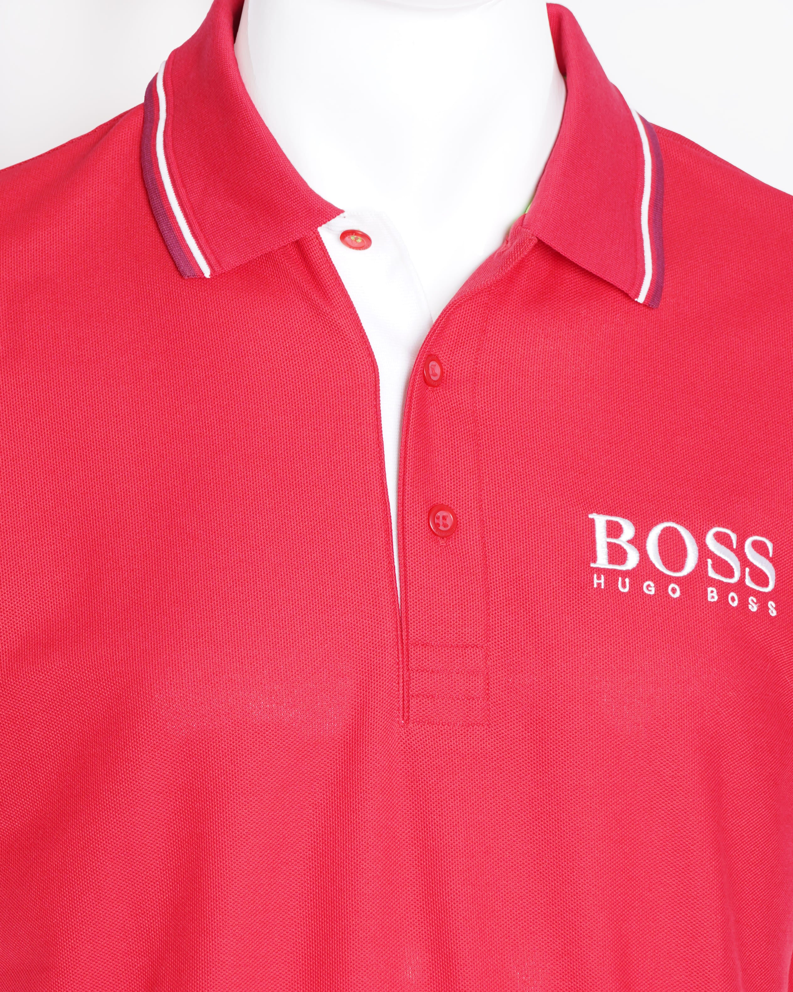 New Hugo Boss Polo Men's Tshirt In Red