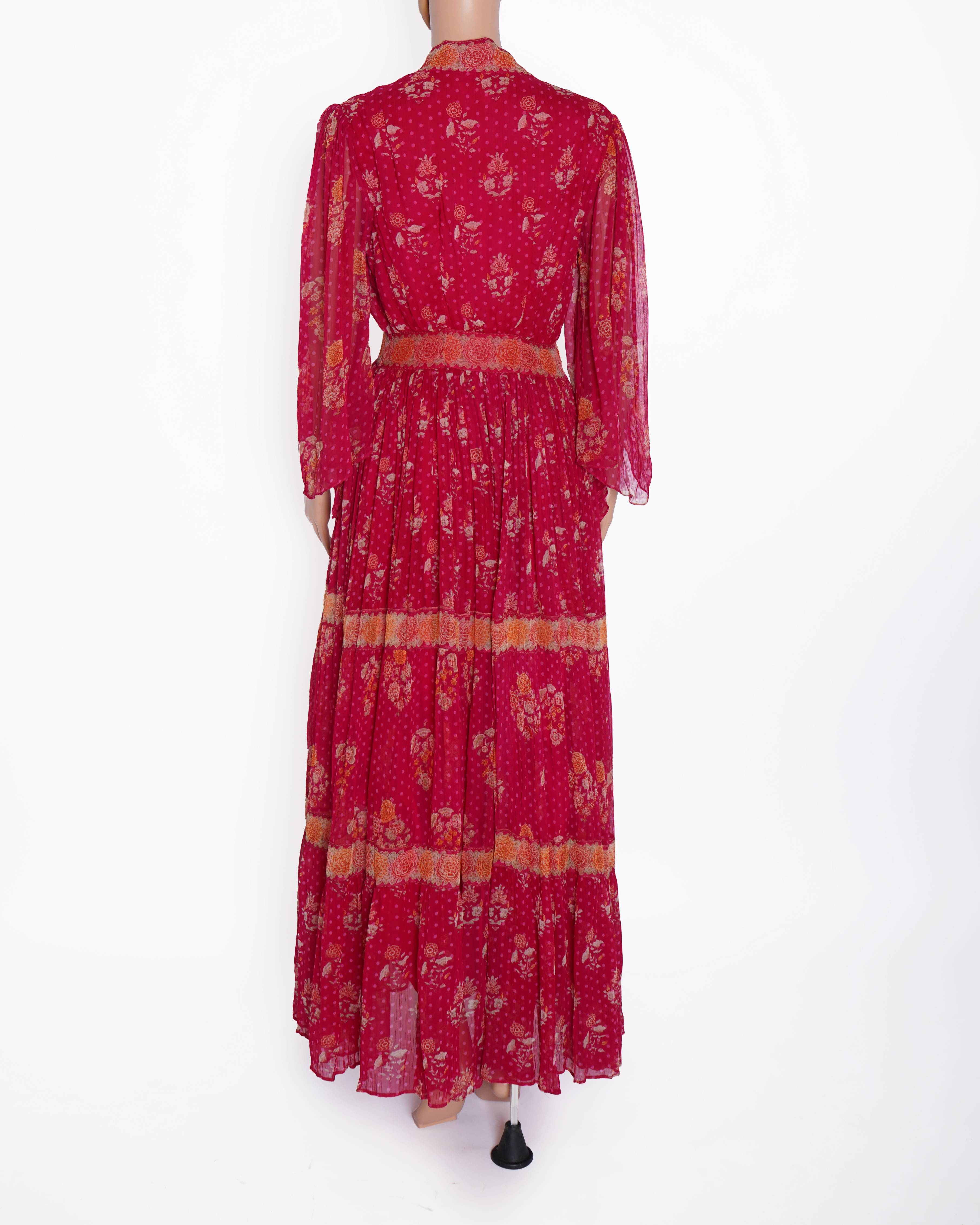 Ritu Kumar floral print fit and flare dress