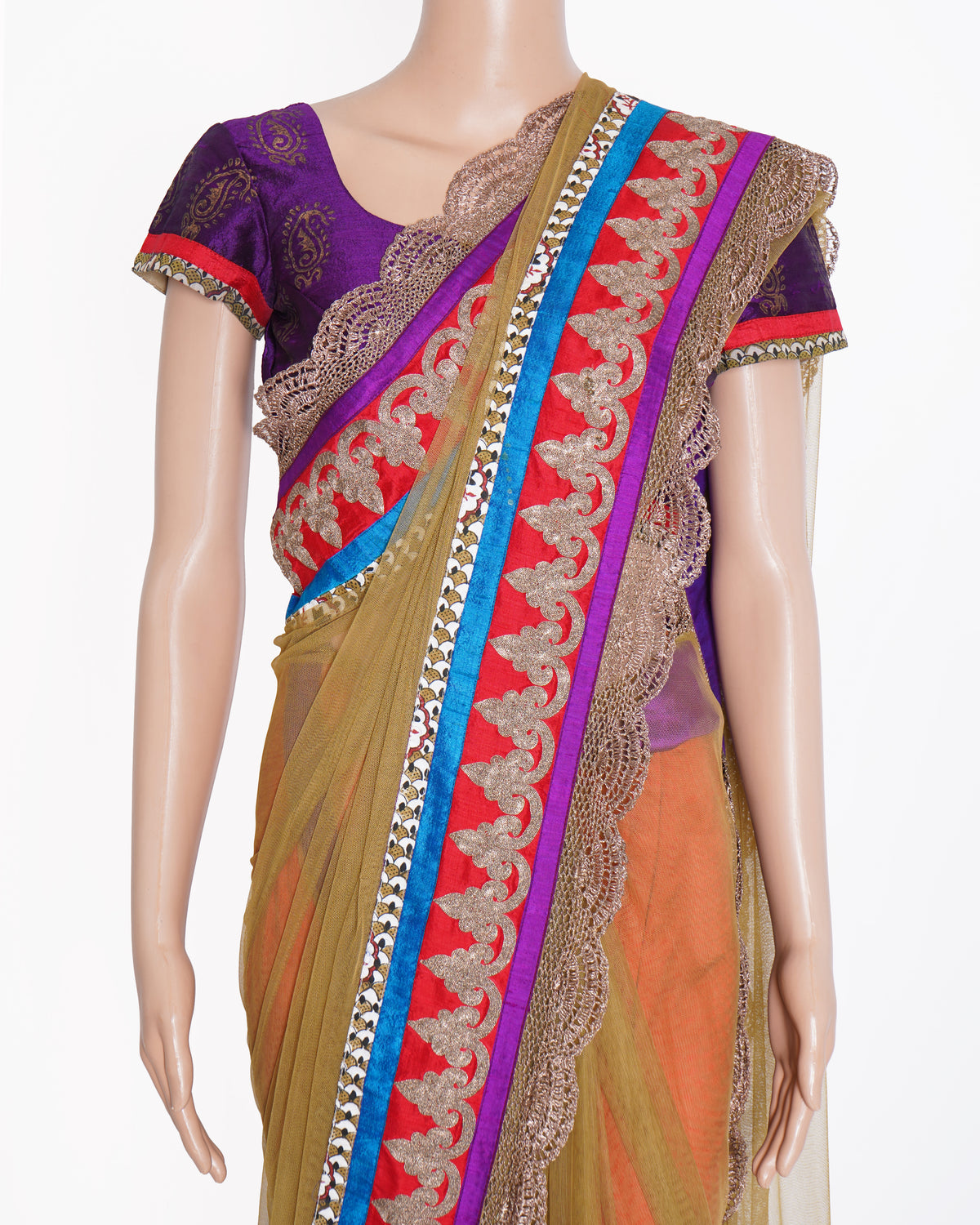 Anamika Khanna Net saree with blouse