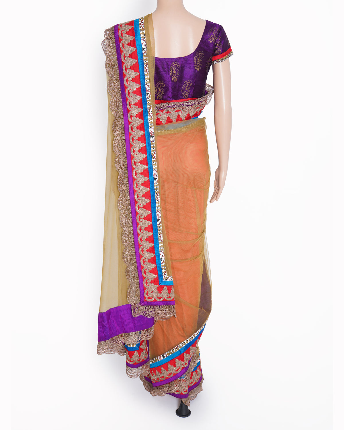 Anamika Khanna Net saree with blouse
