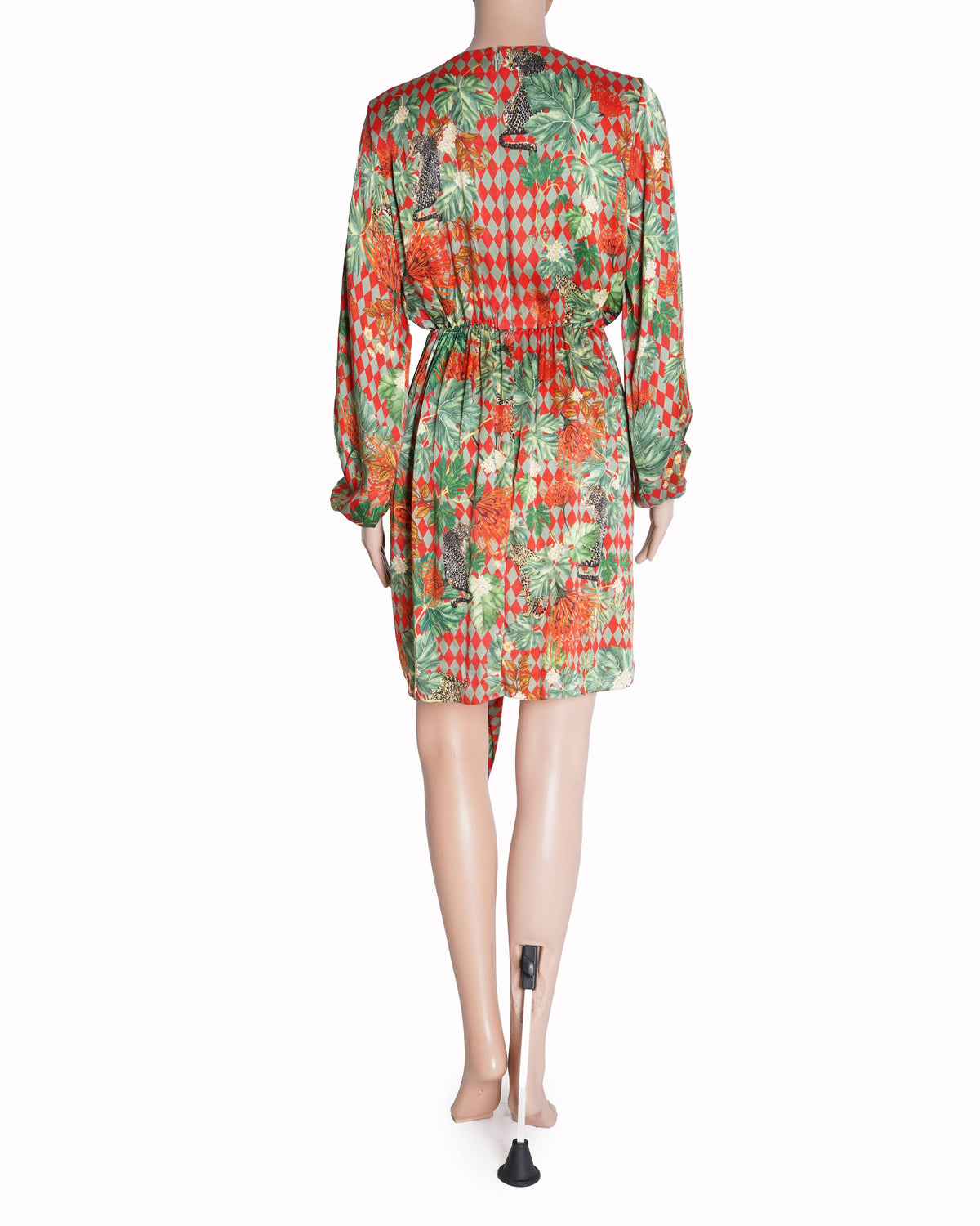 Falguni Shane Peacock Tropical Printed Asymmetric Dress