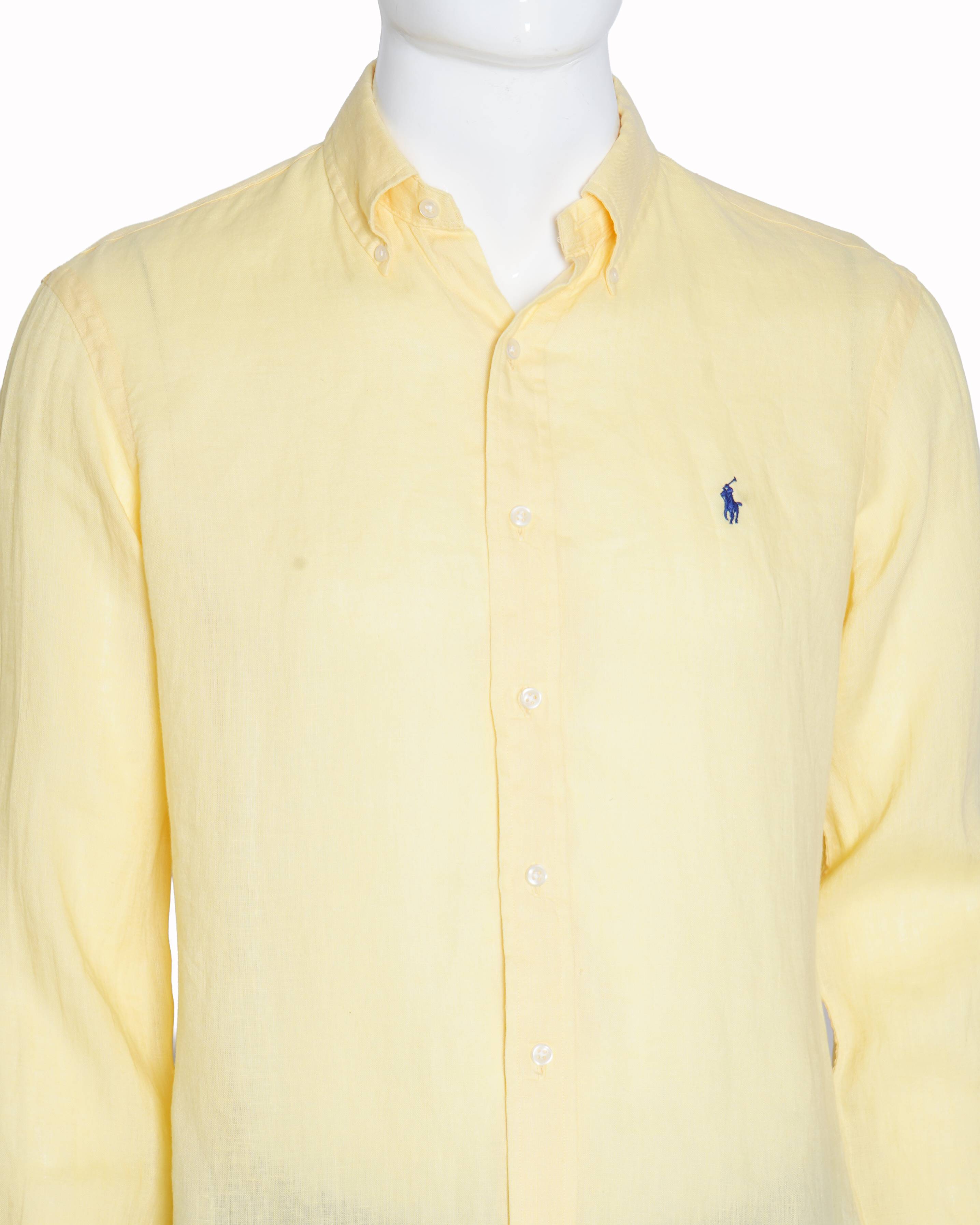 Ralph Lauren Yellow Full Sleeve Shirts