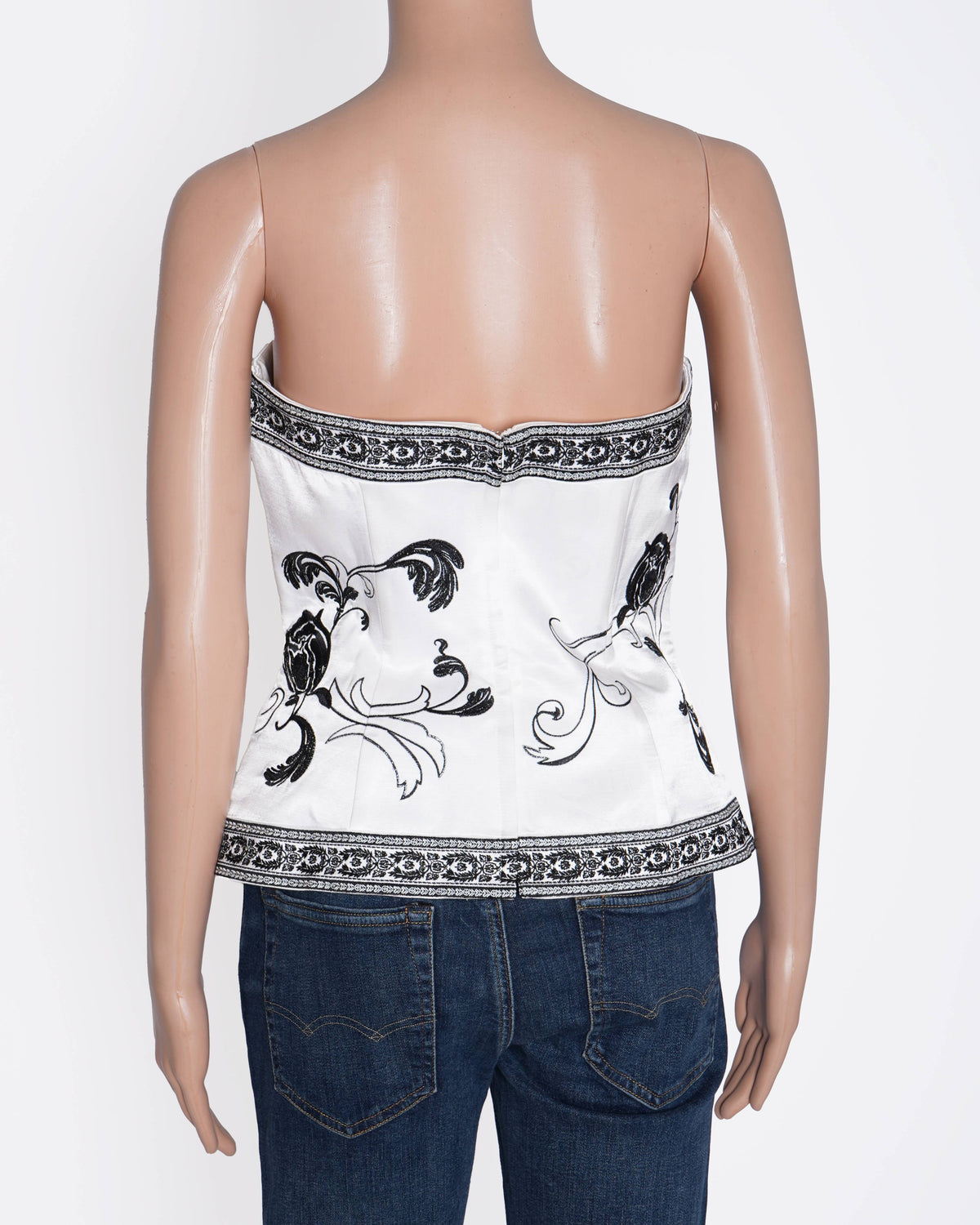 New White House Black Market Strapless Top