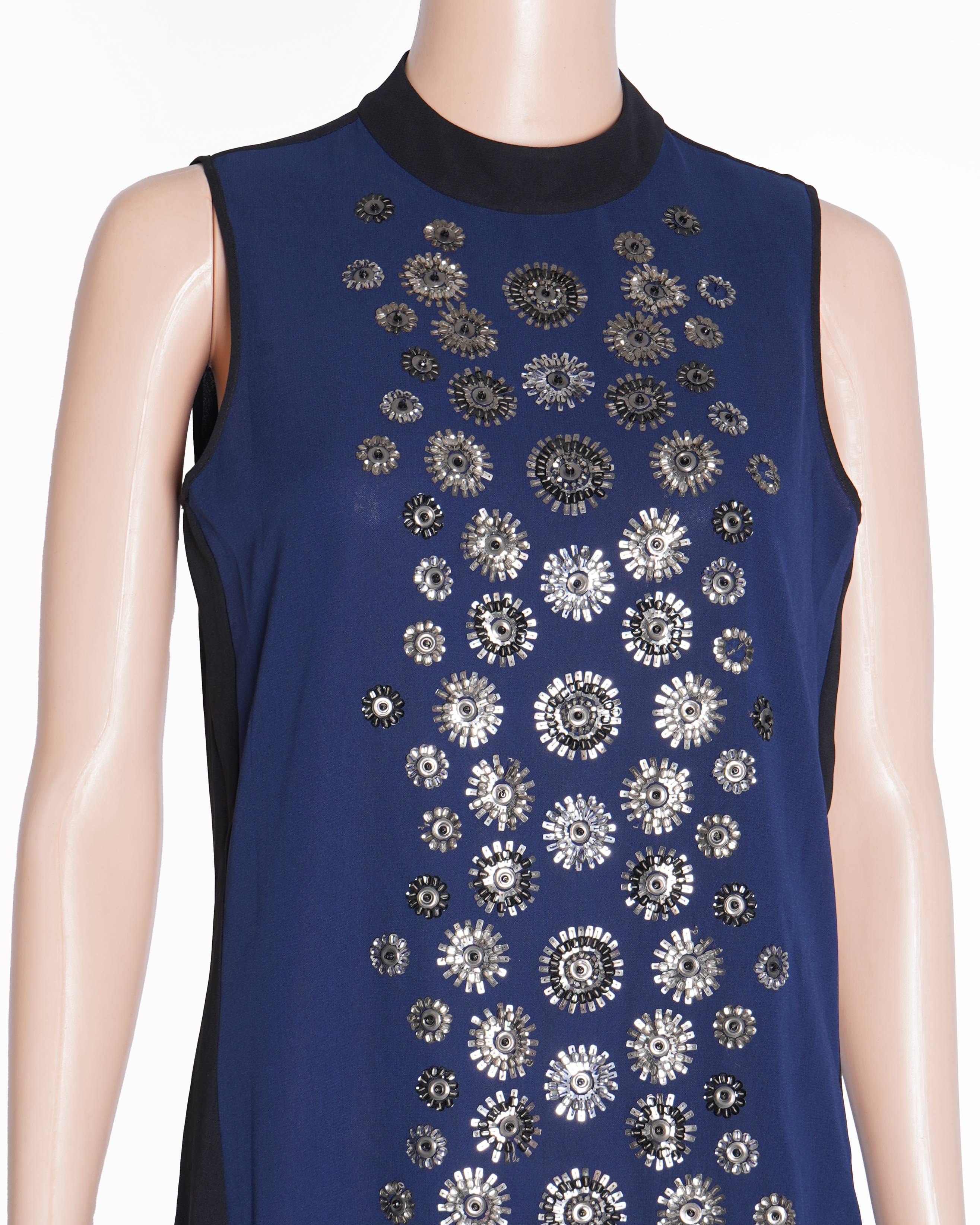 New Rohit Gandhi & Rahul Khanna blue embroidered kurta