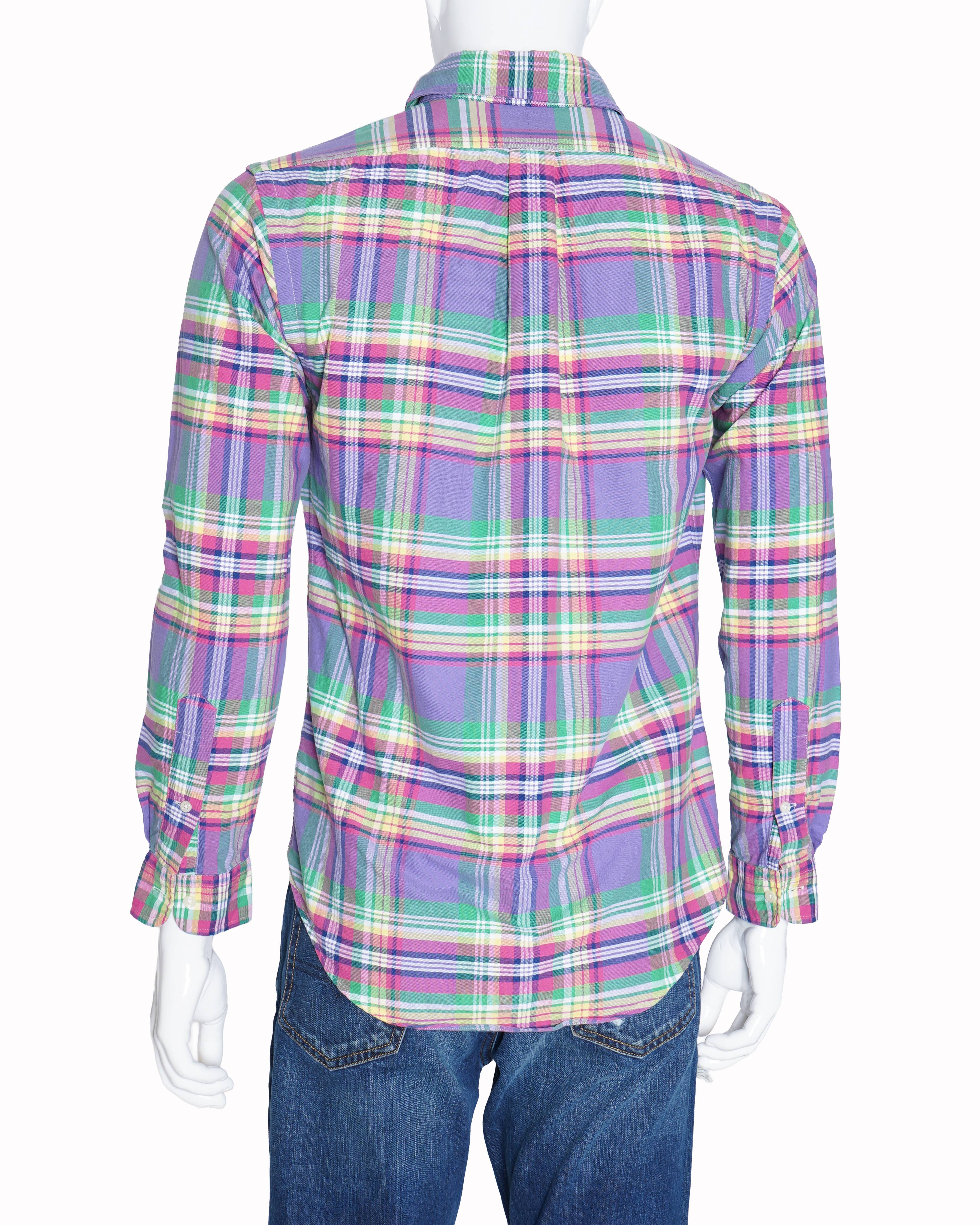 Ralph Lauren multicolour checkered full sleeve shirt for men