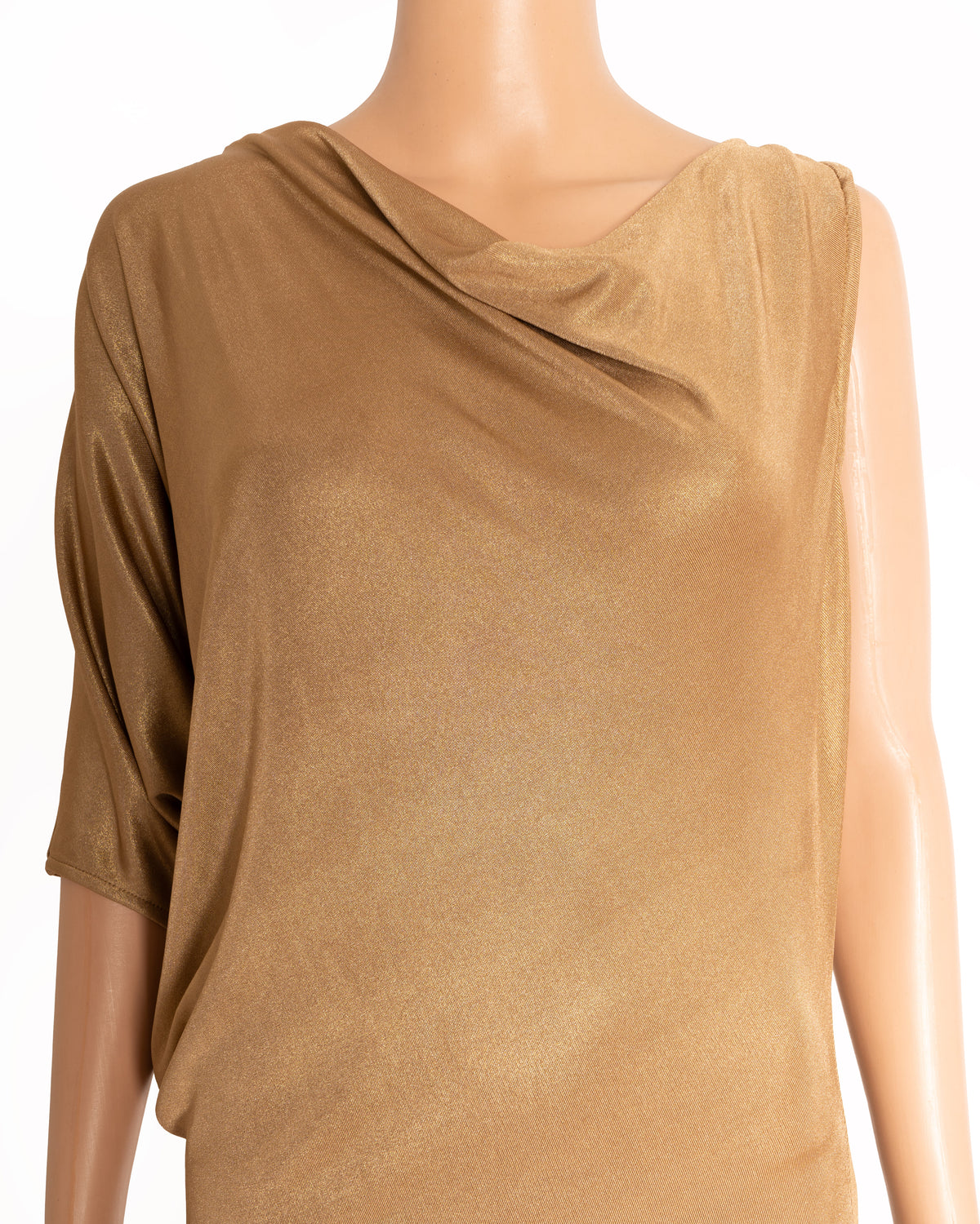 BCBG Asyymetric Dress in golden