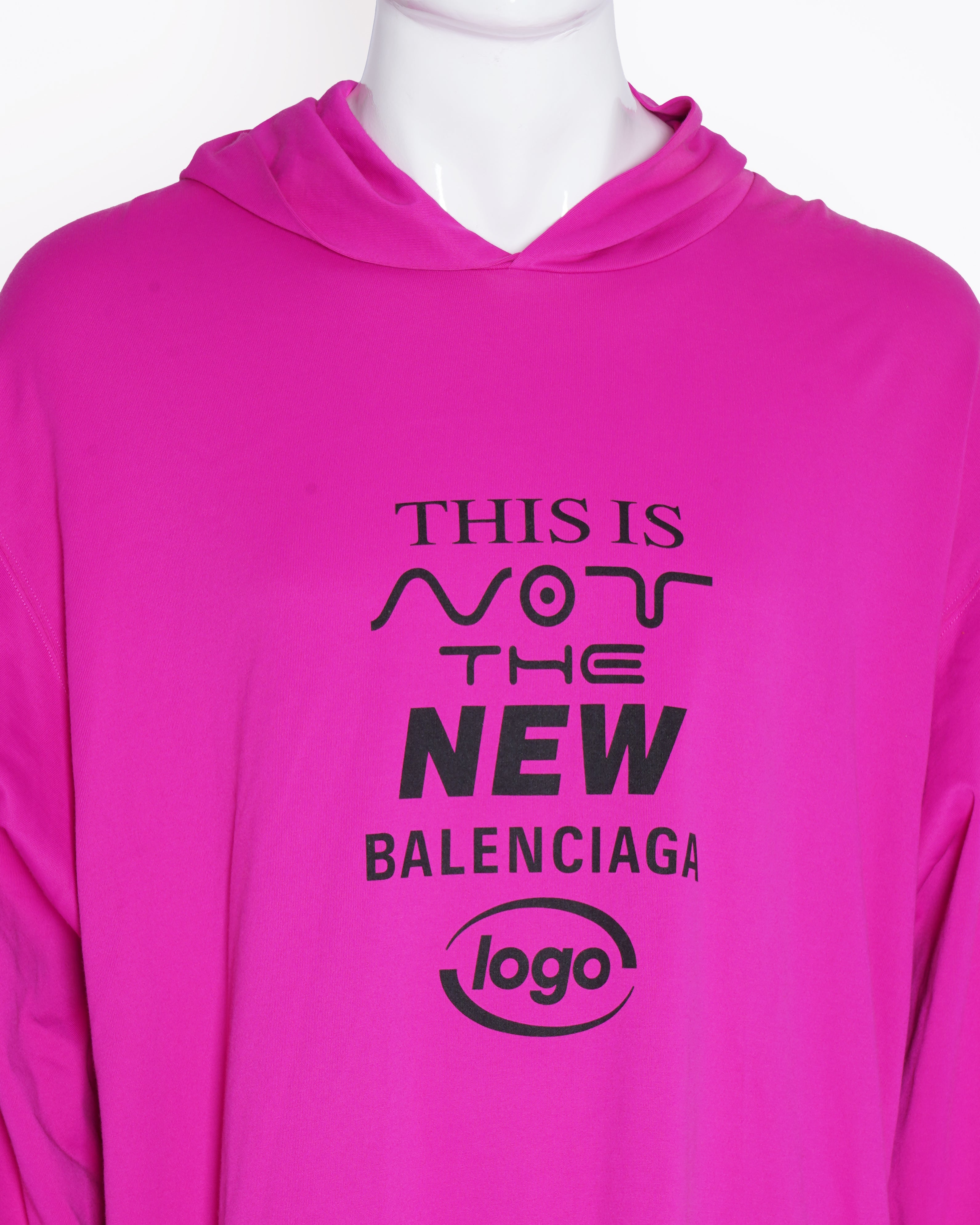 Balenciaga 
Hot pink pullover (Unisex)
