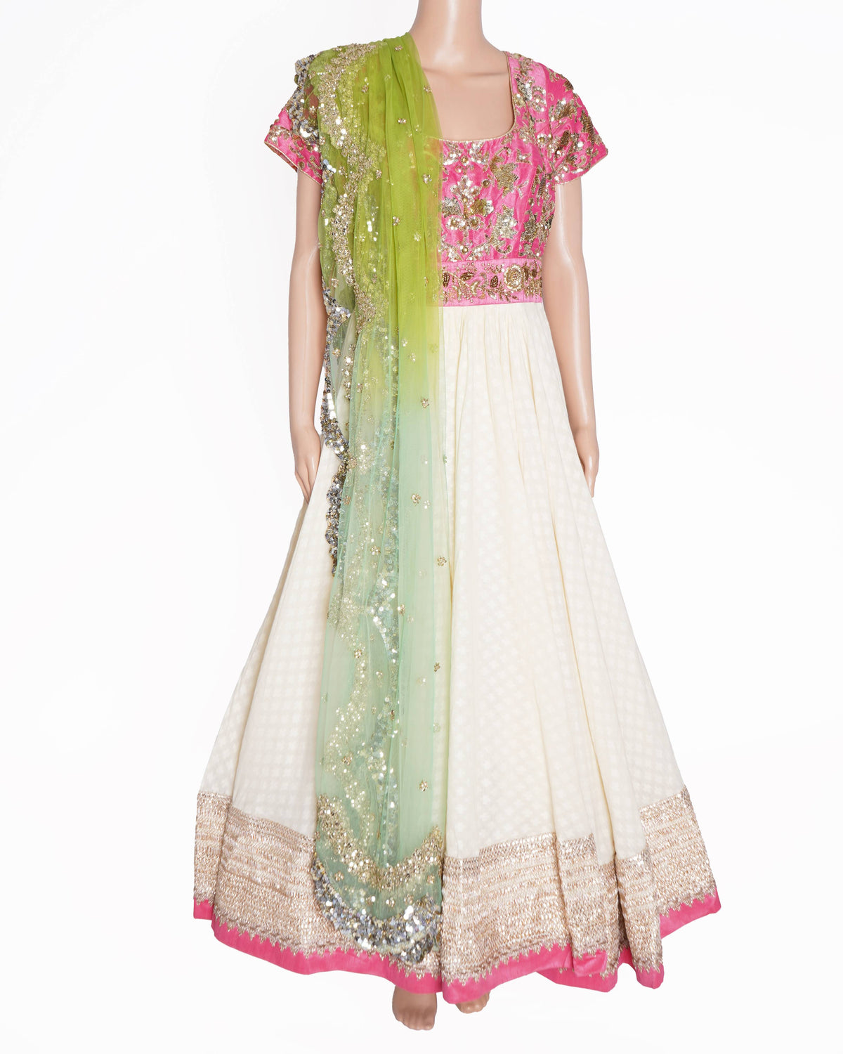 Anushree Reddy Anarkali Set With Heavy Sequin Dupatta