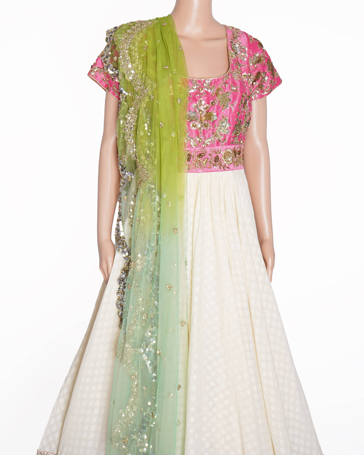 Anushree Reddy Anarkali Set With Heavy Sequin Dupatta
