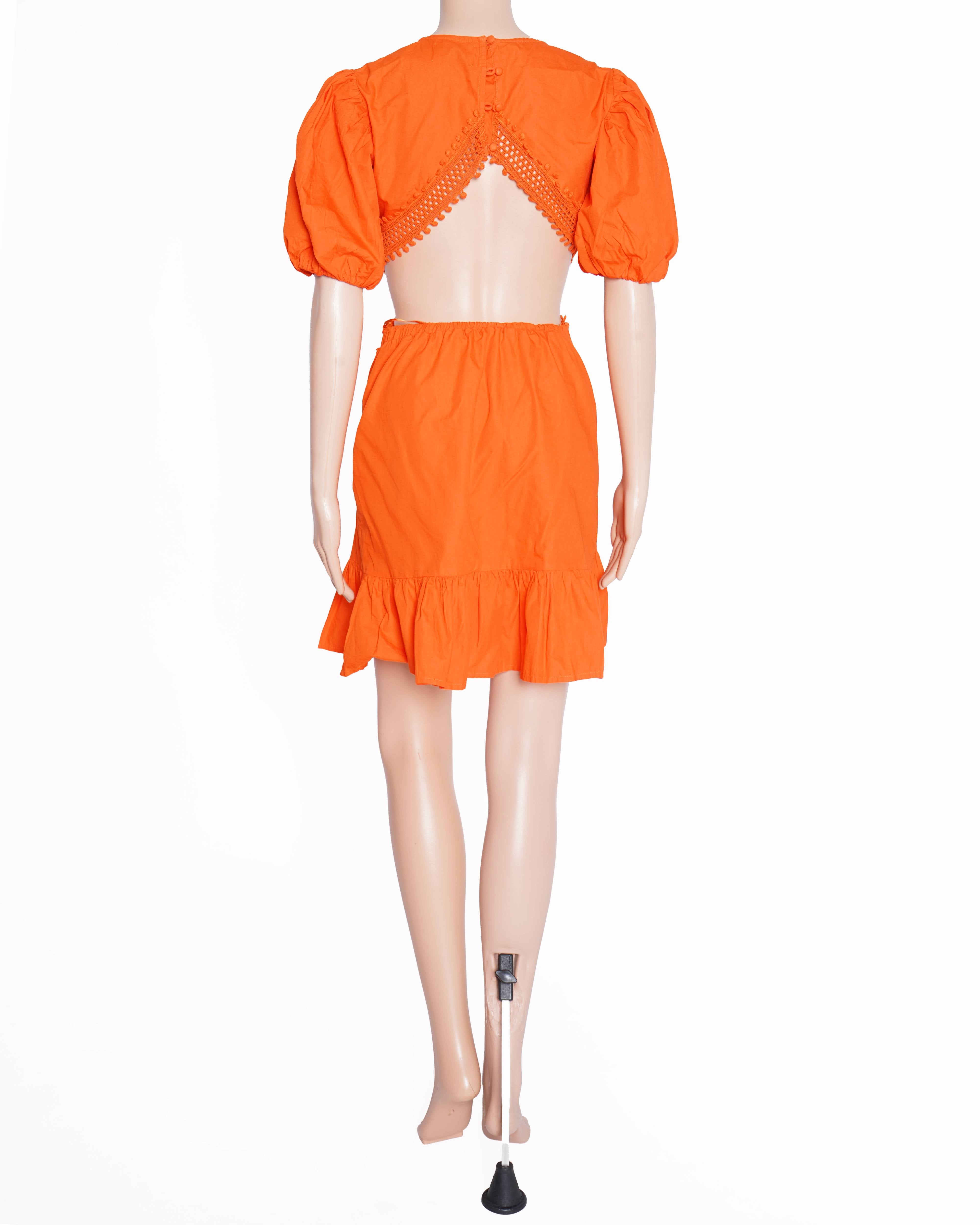 Malie Fuego Dress in orange
