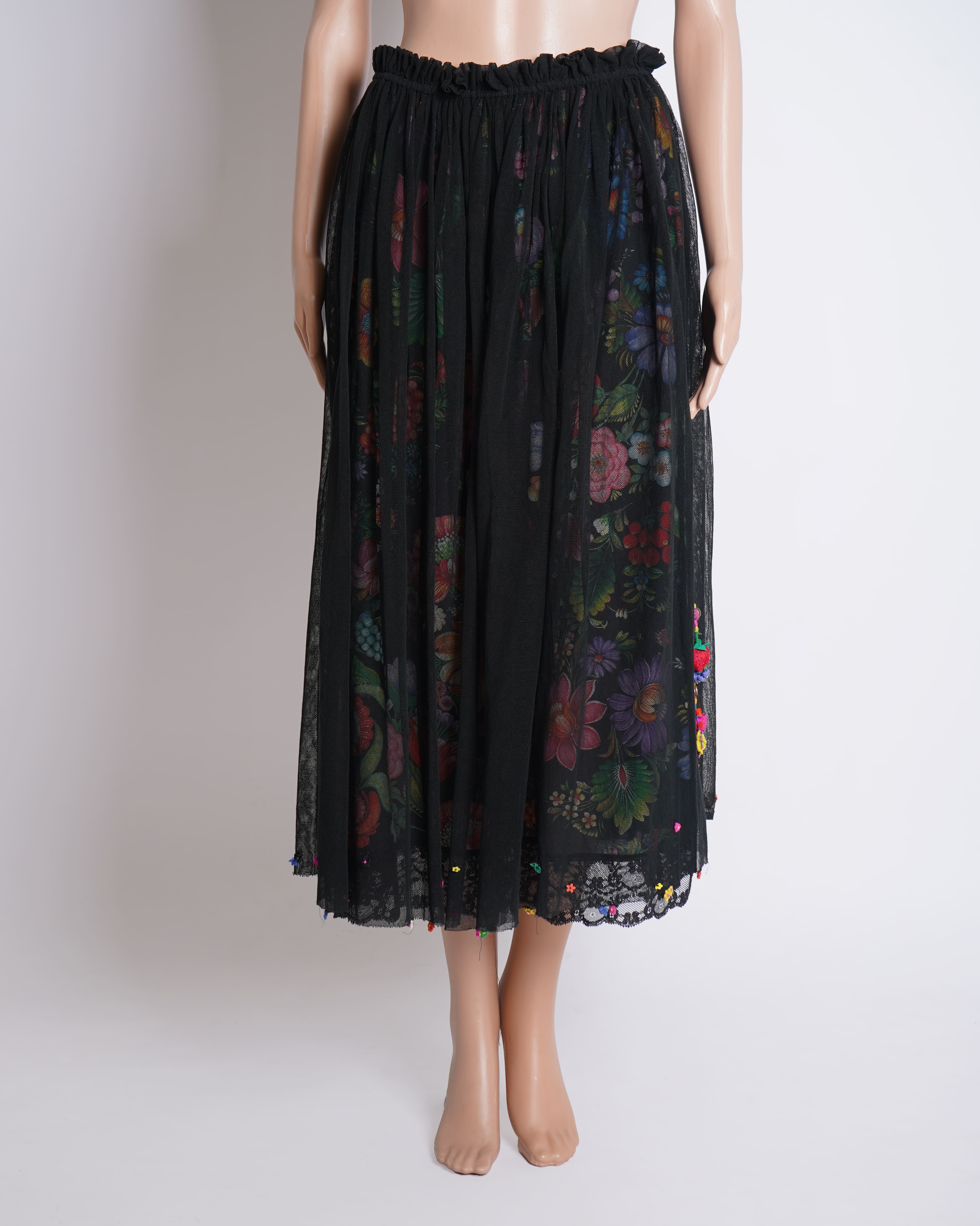 Pero Layered Skirt In Black