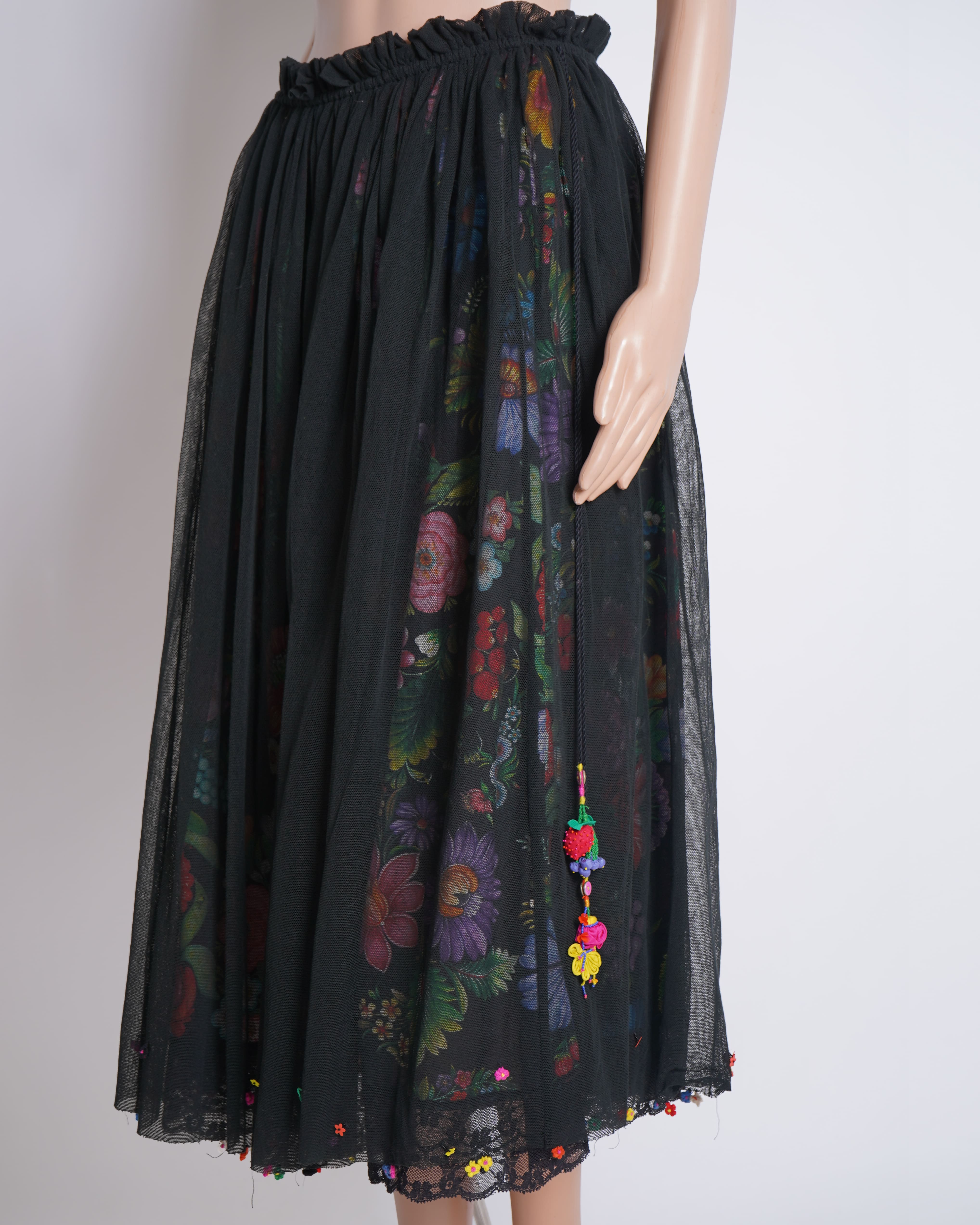Pero Layered Skirt In Black
