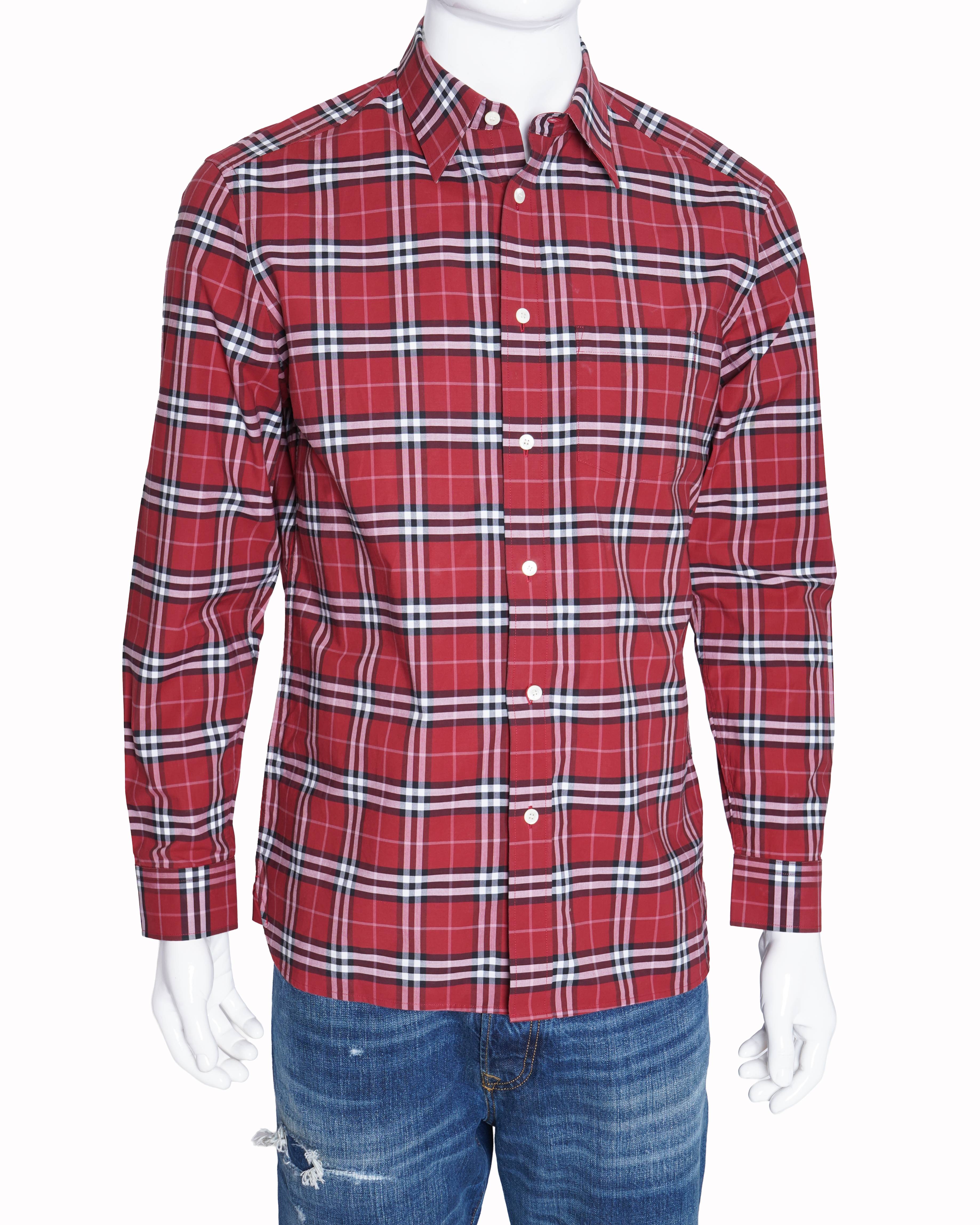 Burberry Red check Shirt