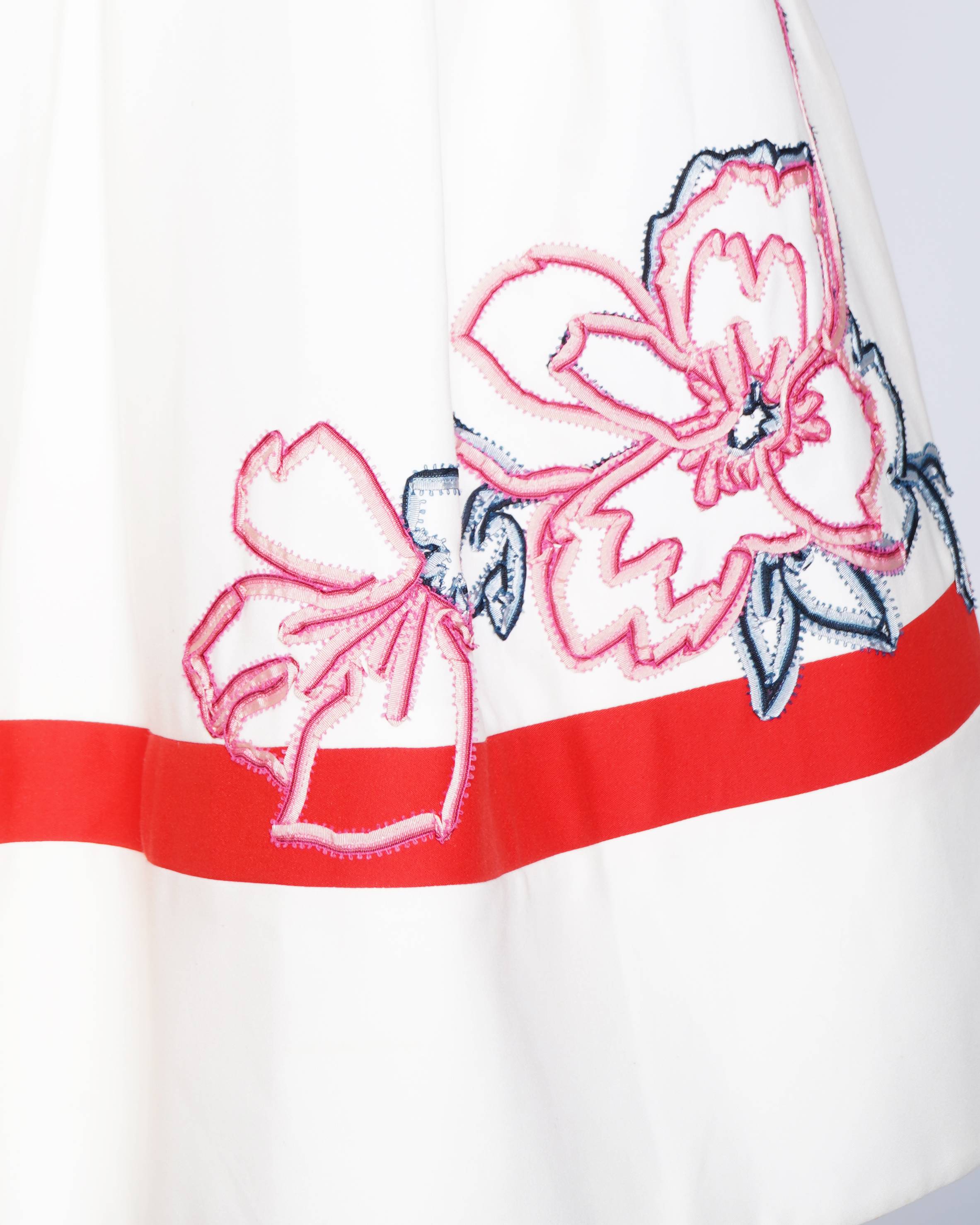 Karen Millen Applique Floral Skirt