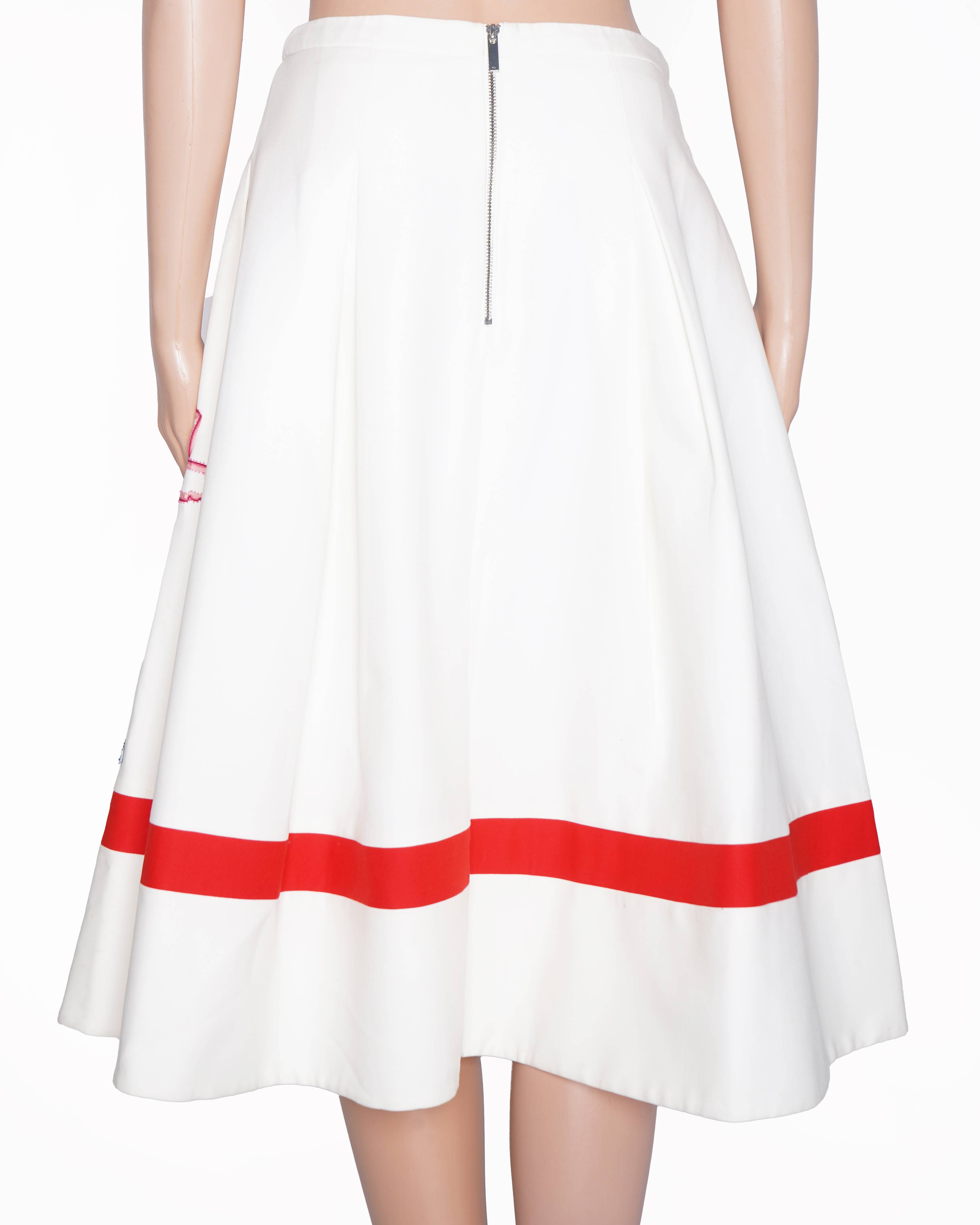 Karen Millen Applique Floral Skirt