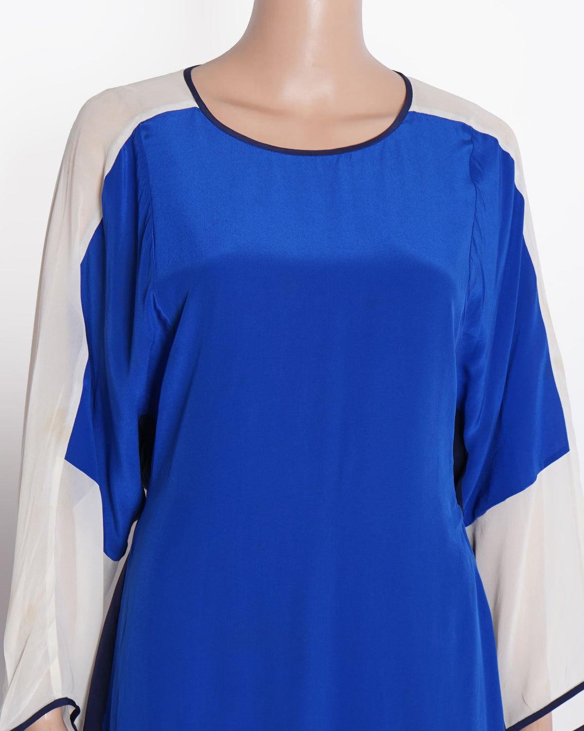 BCBGMAXAZRIA Dolman Sleeve Dress In Blue