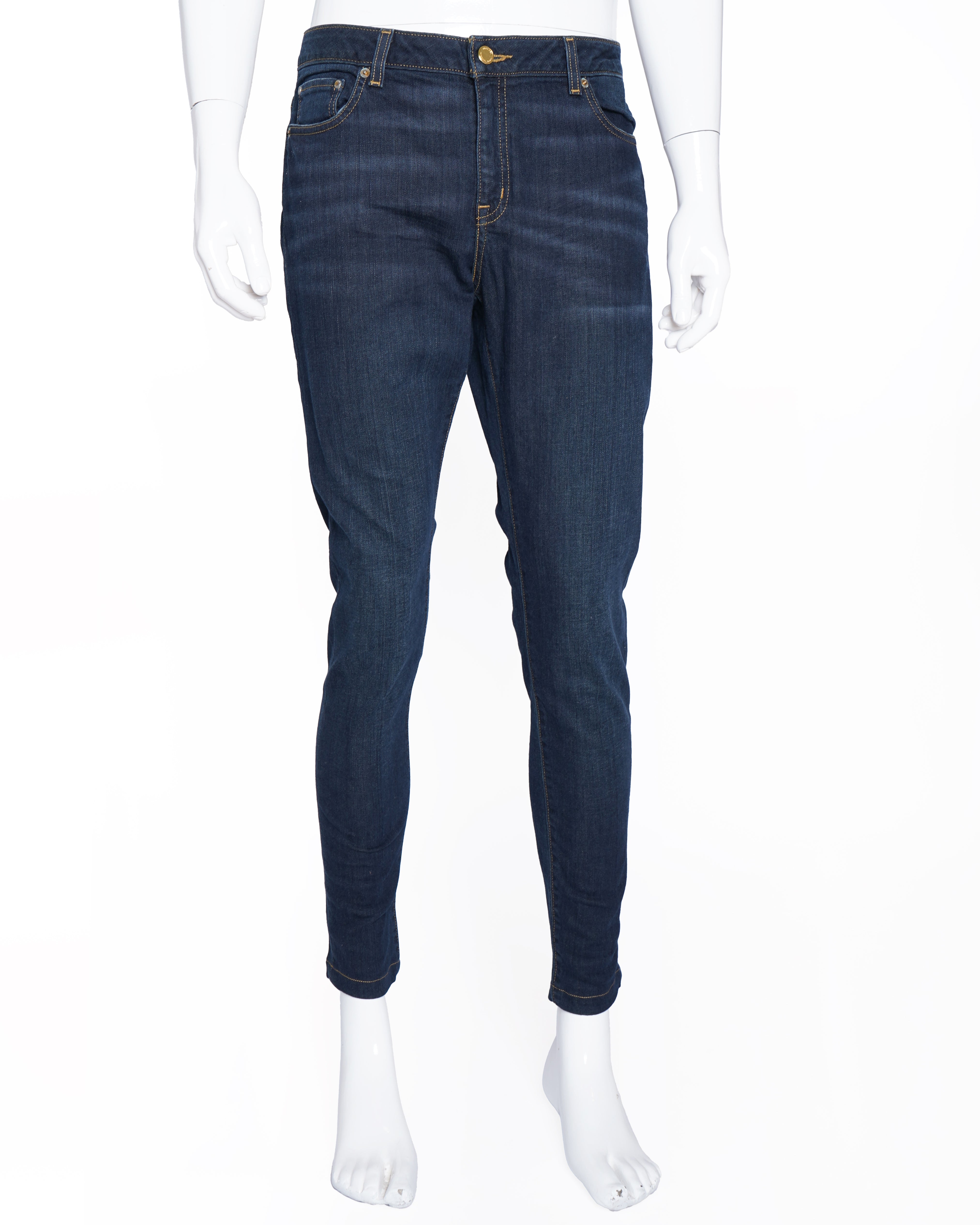Michael kors dark blue washed men's denim