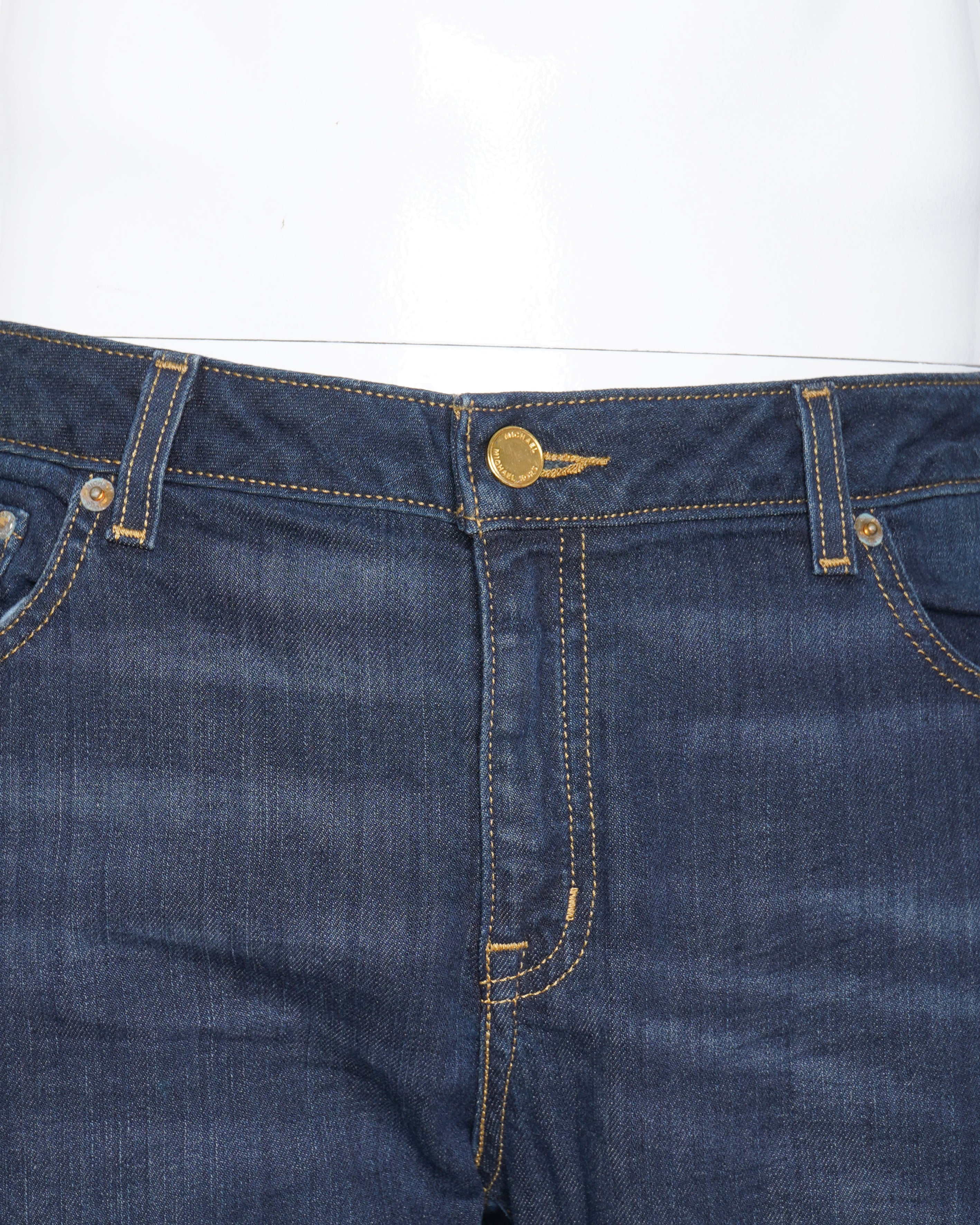 Michael kors dark blue washed men's denim