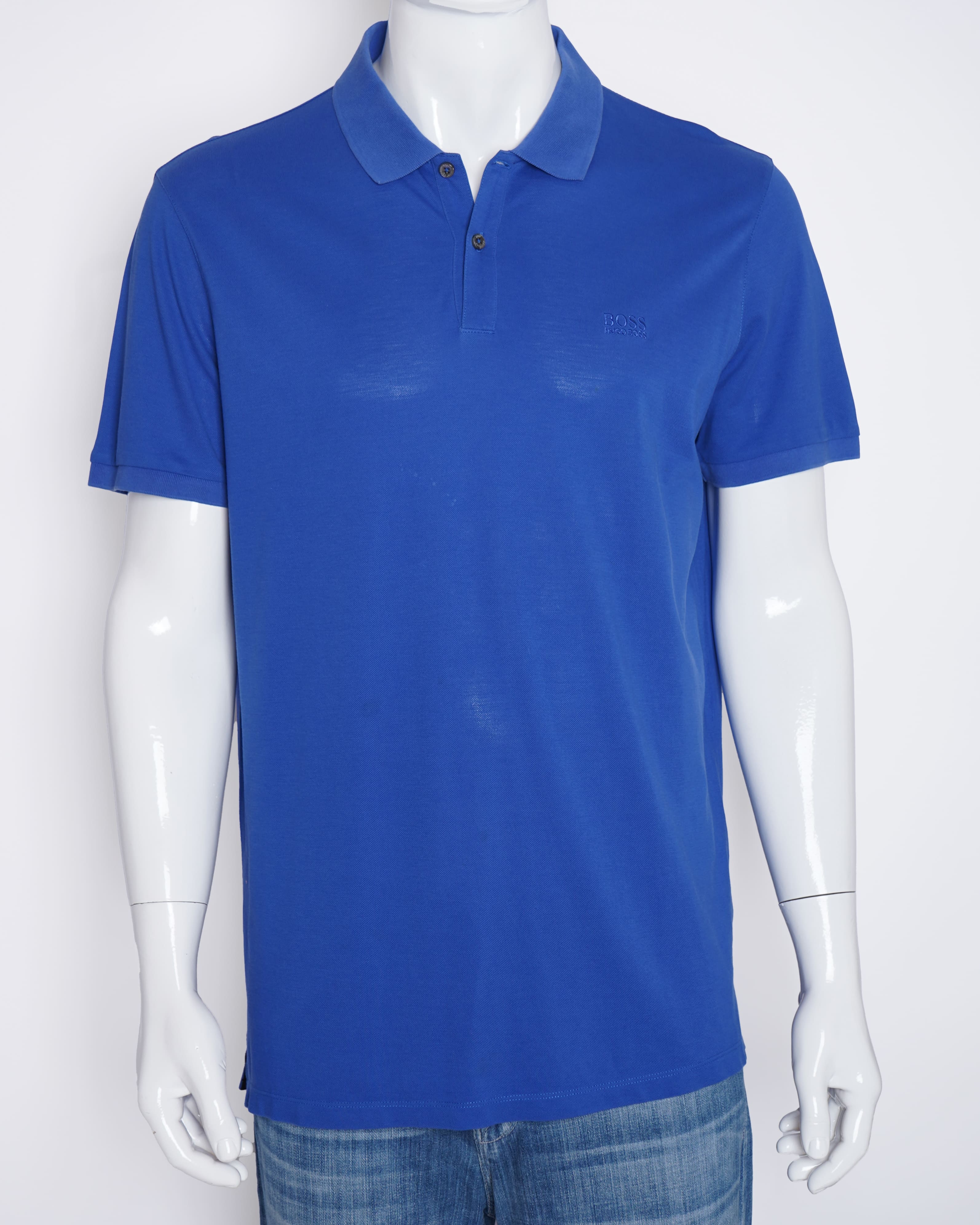 Hugo boss royal blue half sleeve tshirt for mens