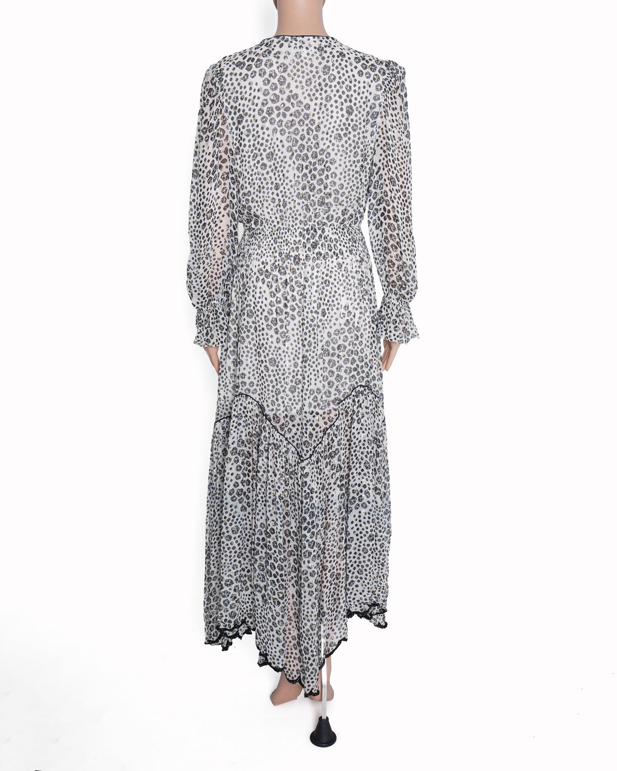 Hemant & Nandita black and white printed dress