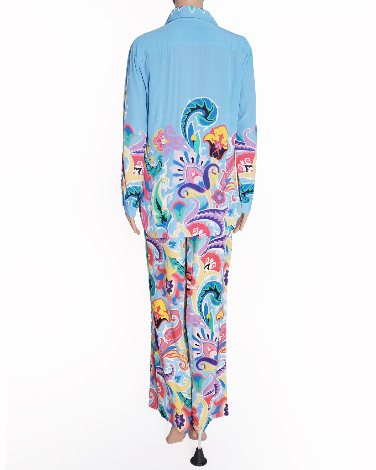 New Etro blue printed Co-ord Set