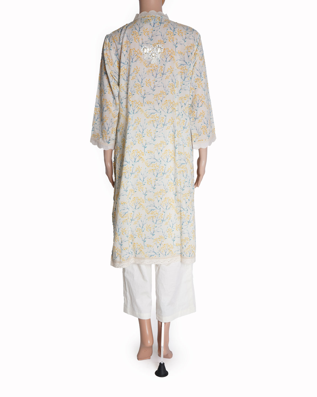 Aditi Beriwala X Pret White Printed Cotton Kurti