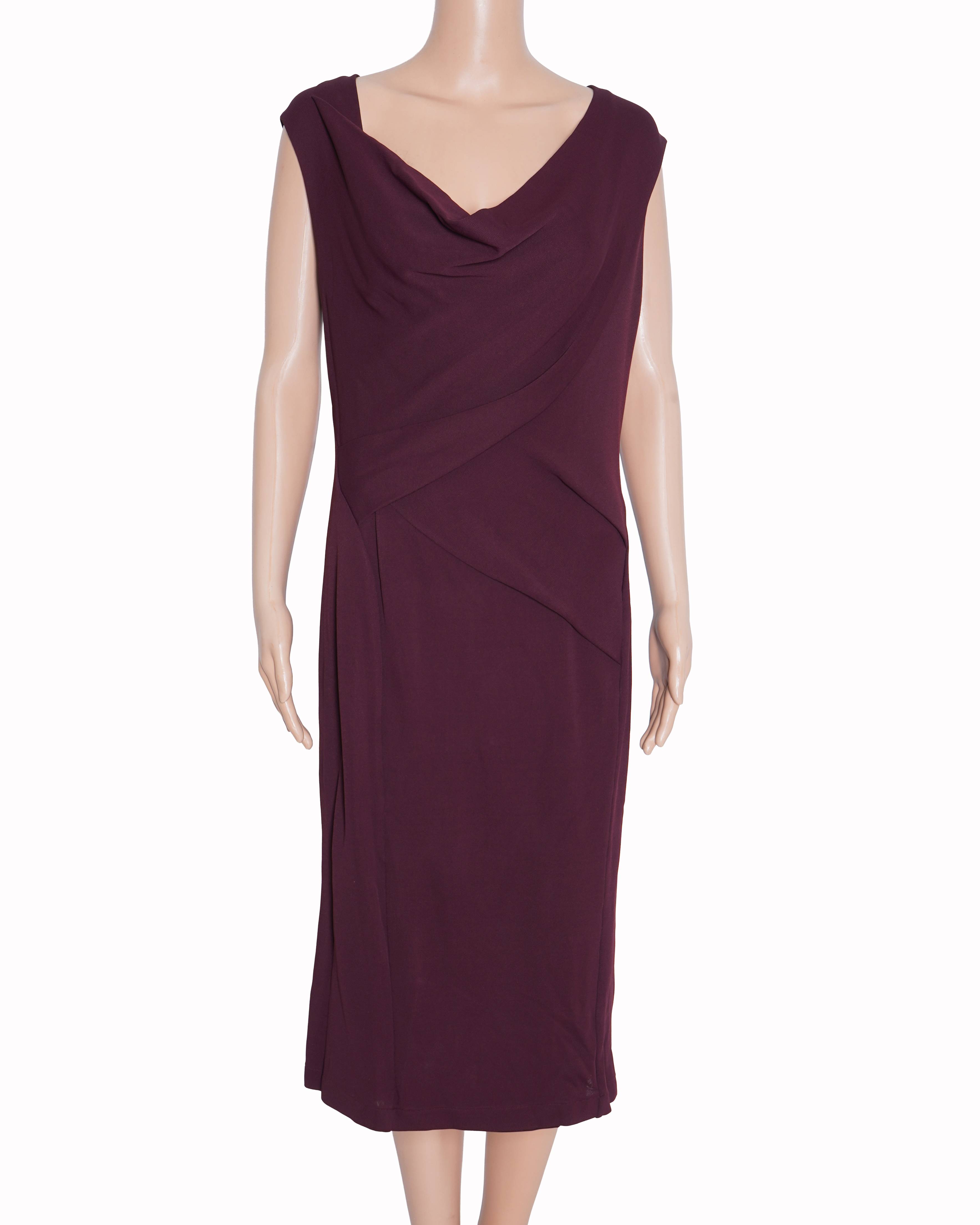 Donna Karan maroon mini dress