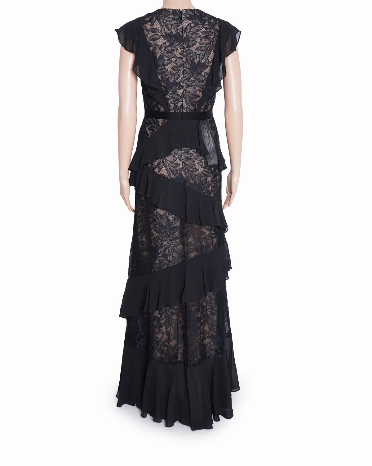 New BCBG Max Azria Ruffle Dress In Black