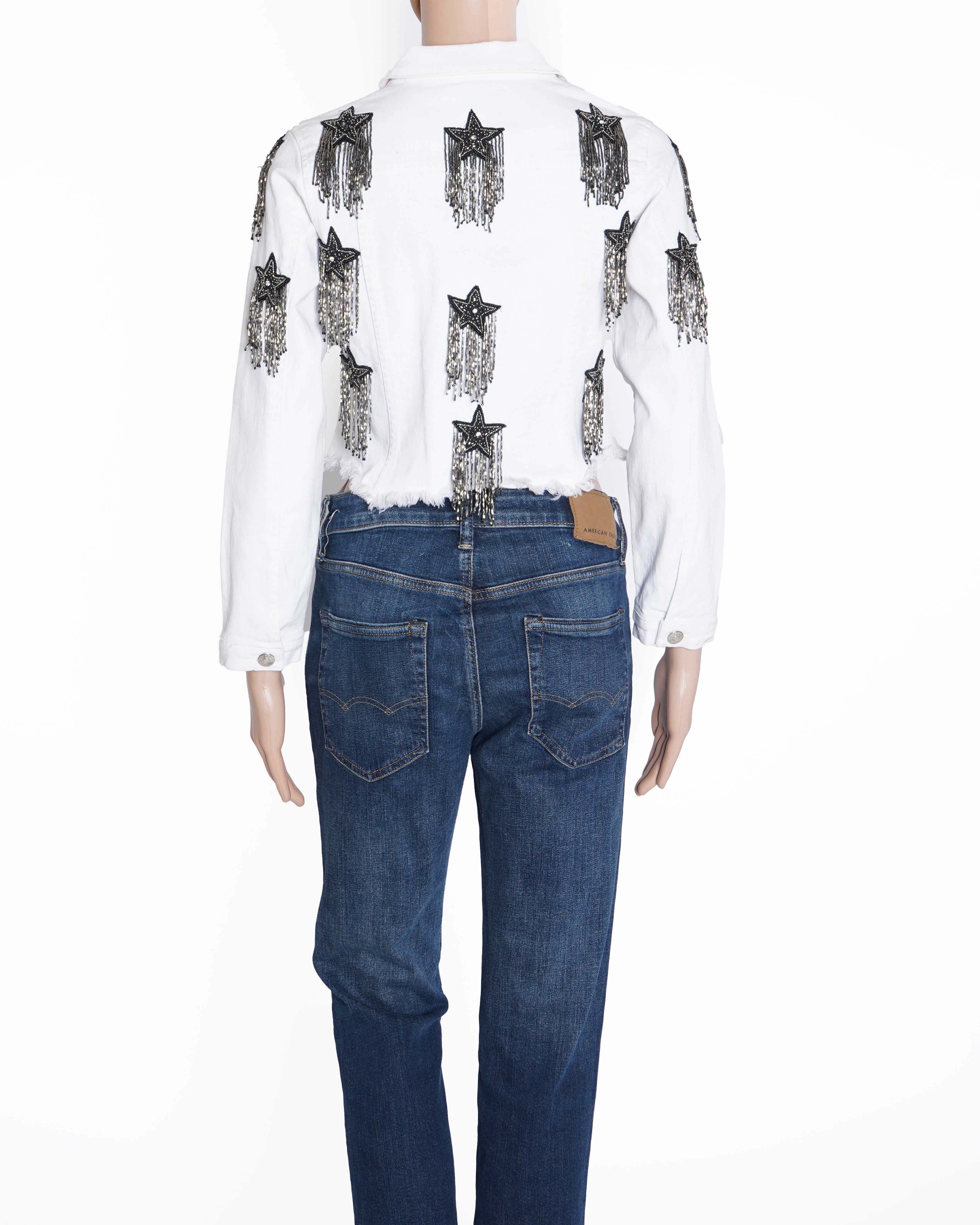 Ami & Suki white Denim Jacket