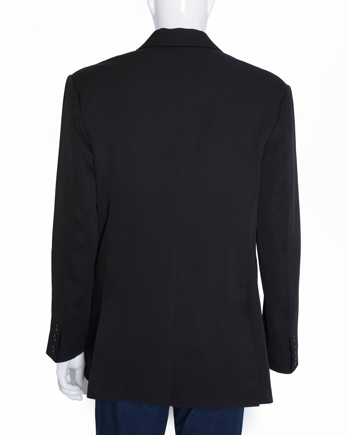 Huemn Plain
black blazer With Wide Sharp Lapel (Unisex)