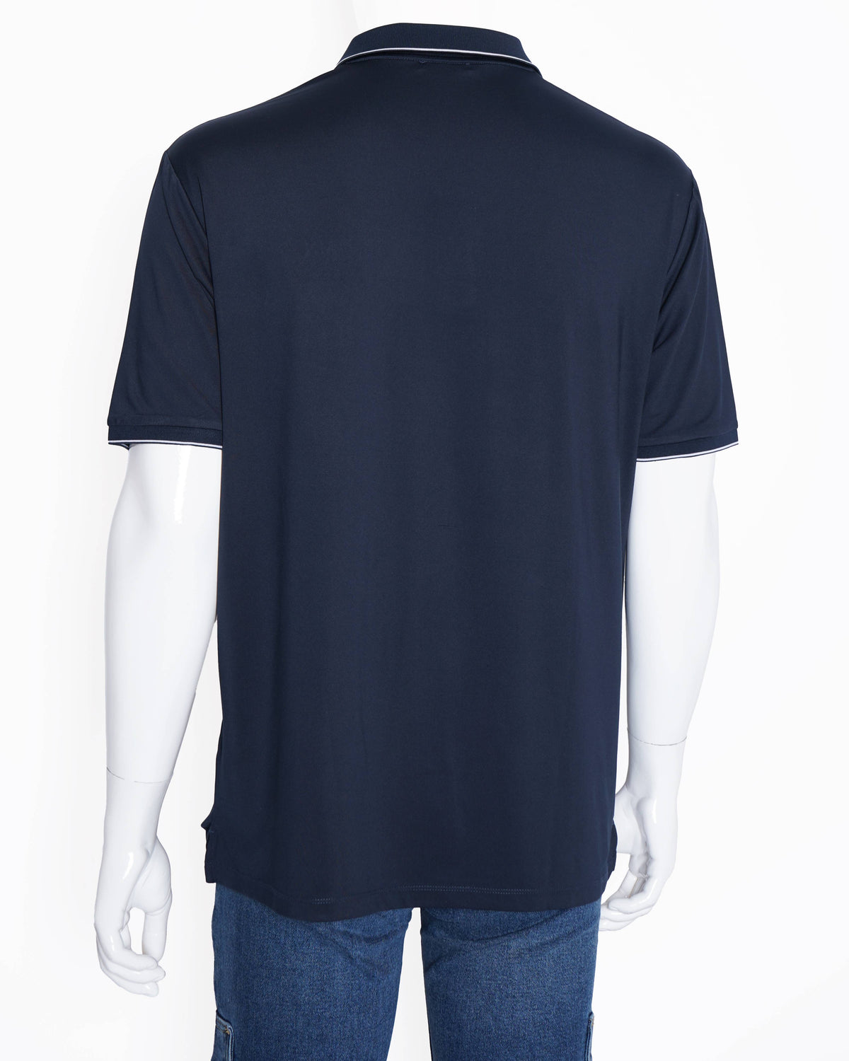 New Balmain Polo T-shirt in Navy Blue