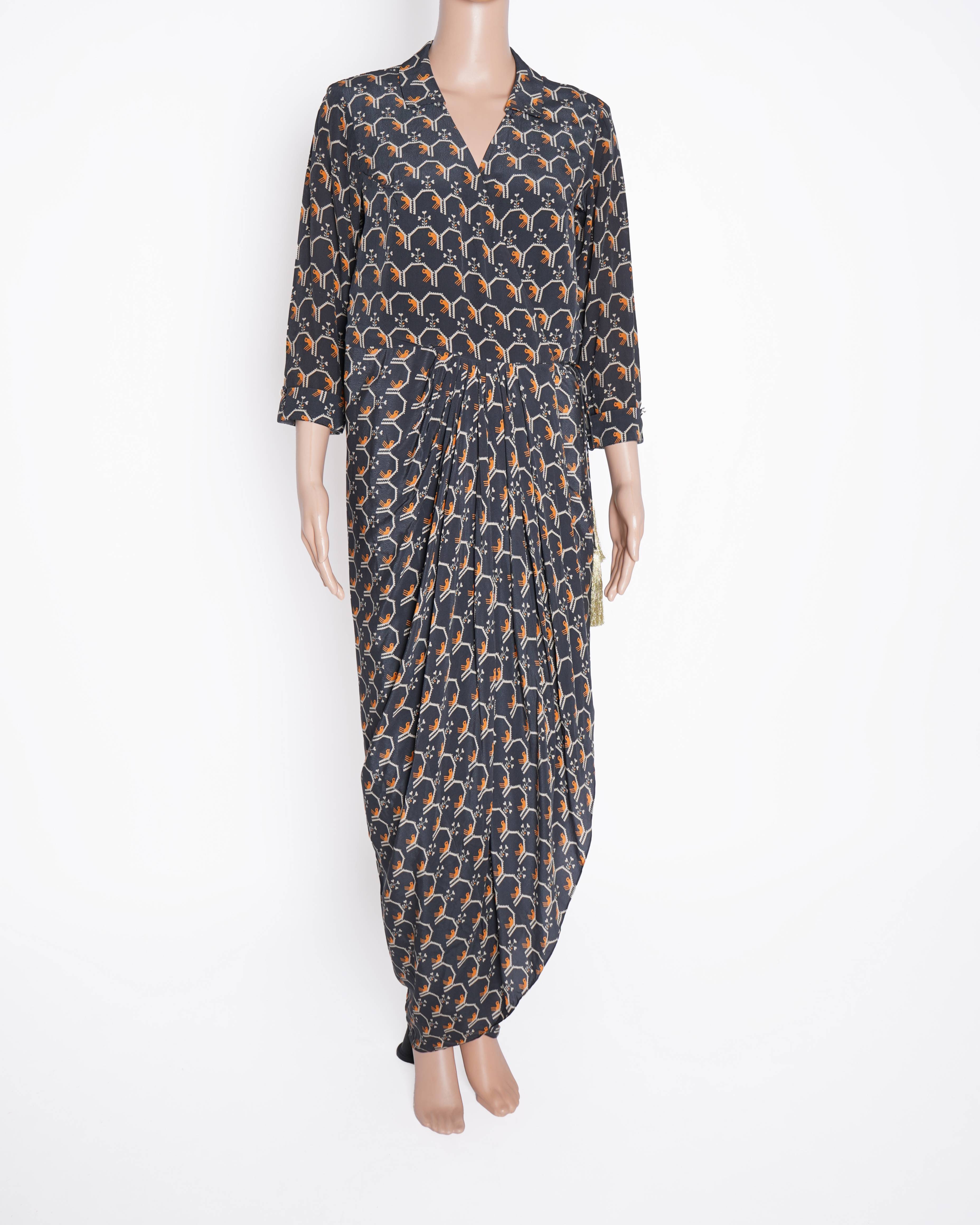 Soup by sougtat paul printed dress