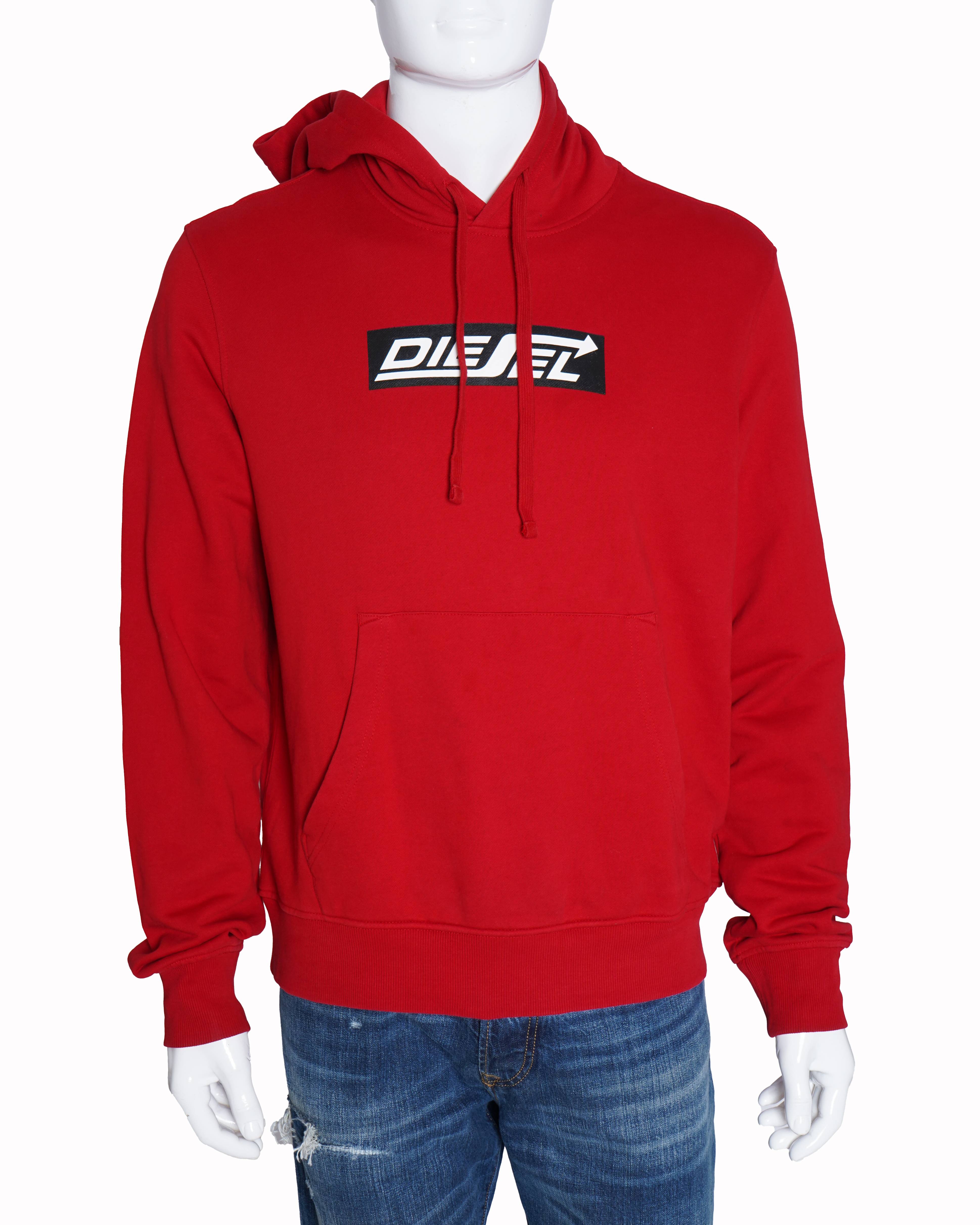 Diesel red hoodie