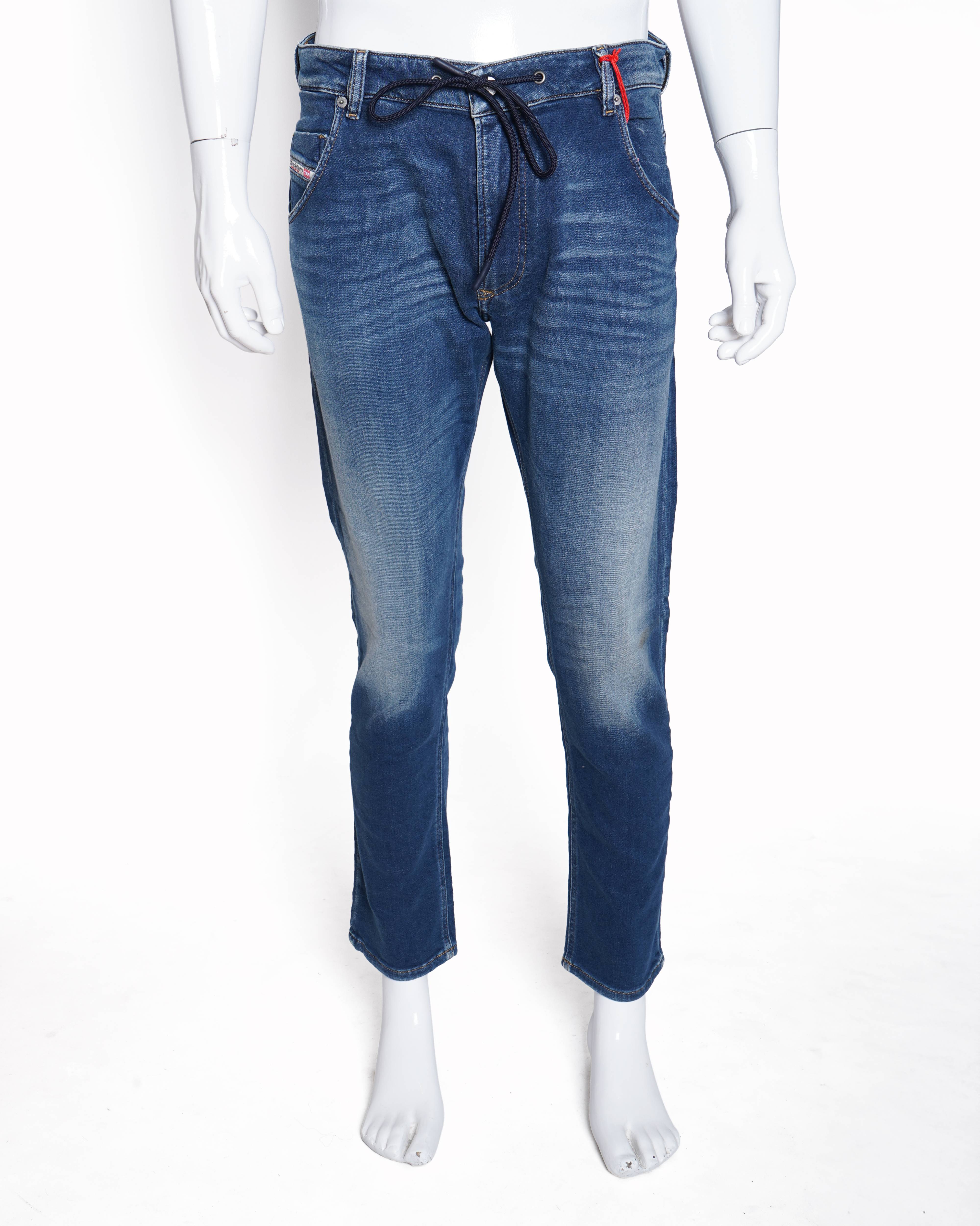 New Diesel blue men's faded joggers