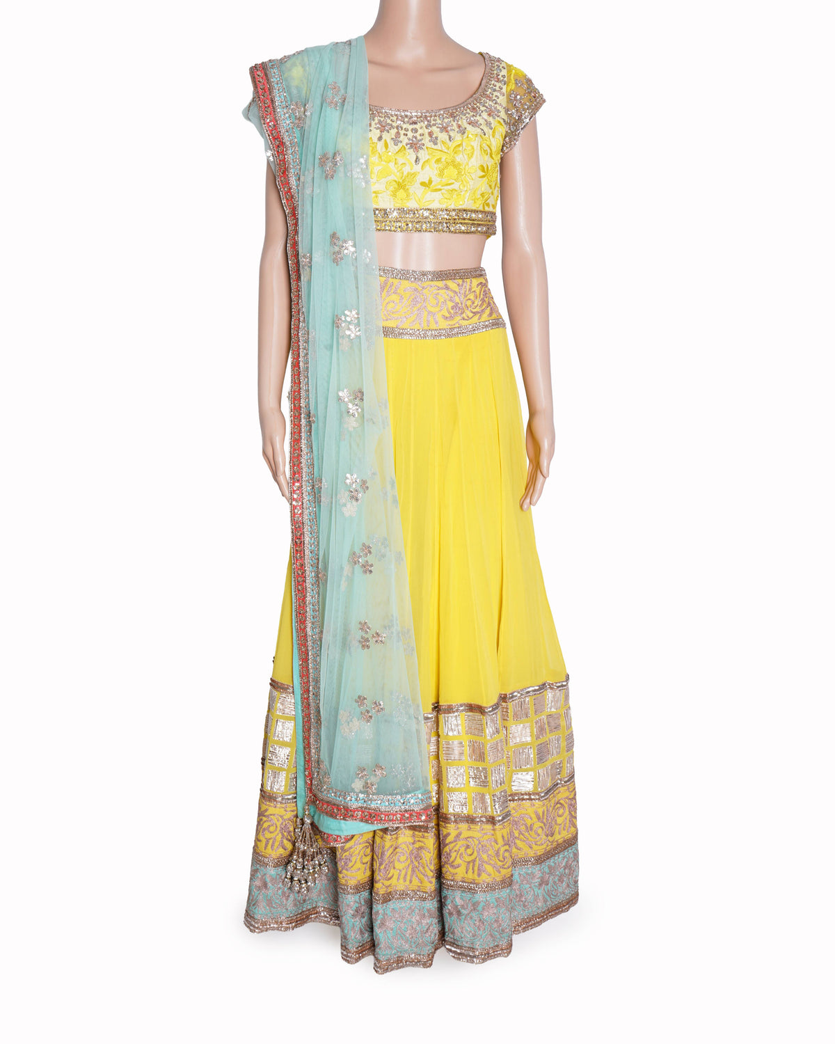 Manish Malhotra Embroidered Lehenga Set of 4