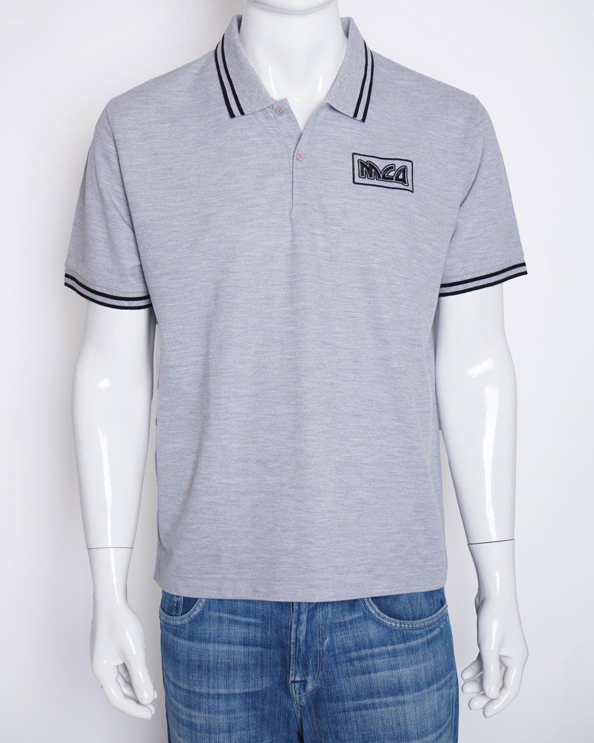 New Alexander Mcqueen Grey Polo