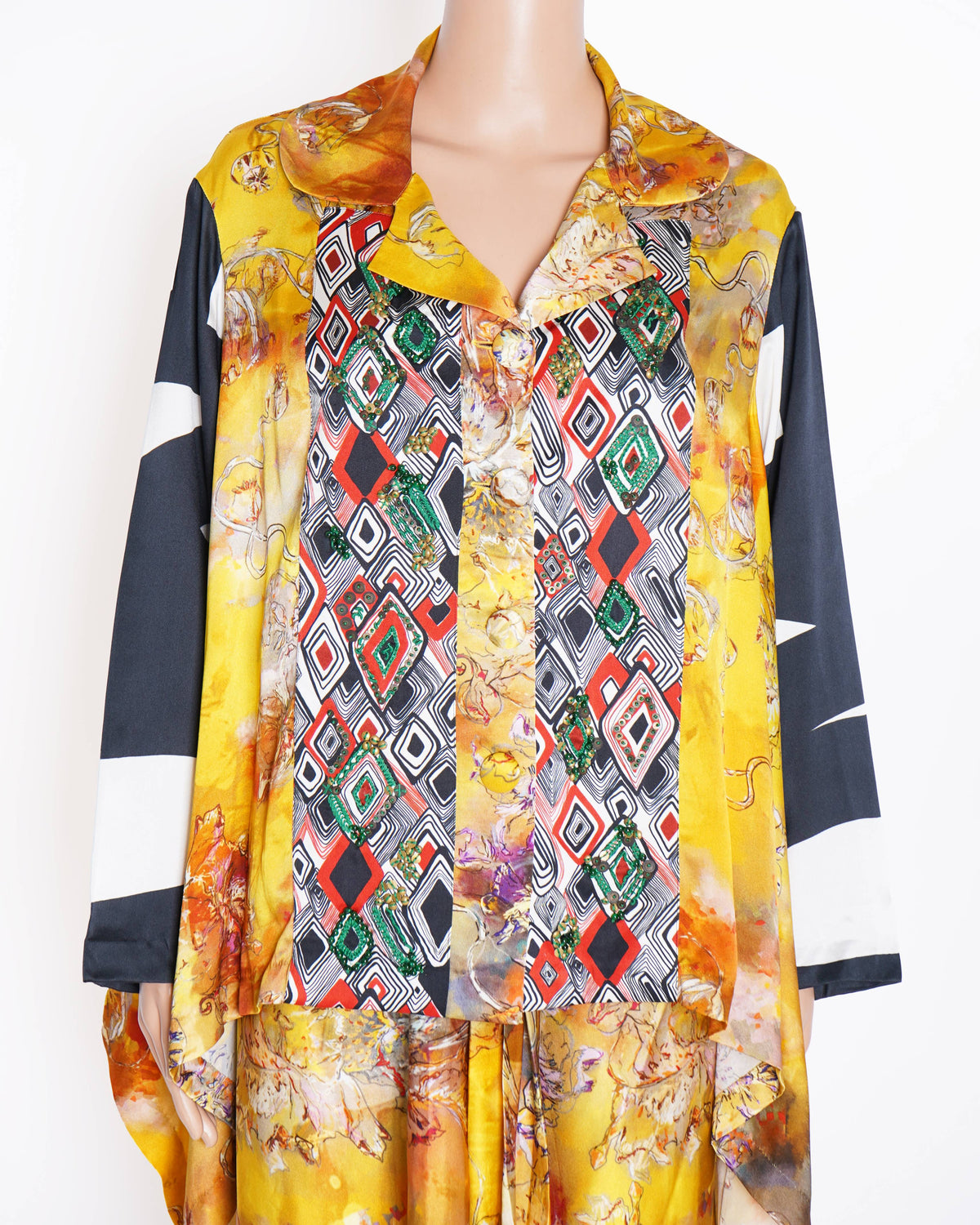 New AK-OK by Anamika Khanna 2 piece set in Yellow