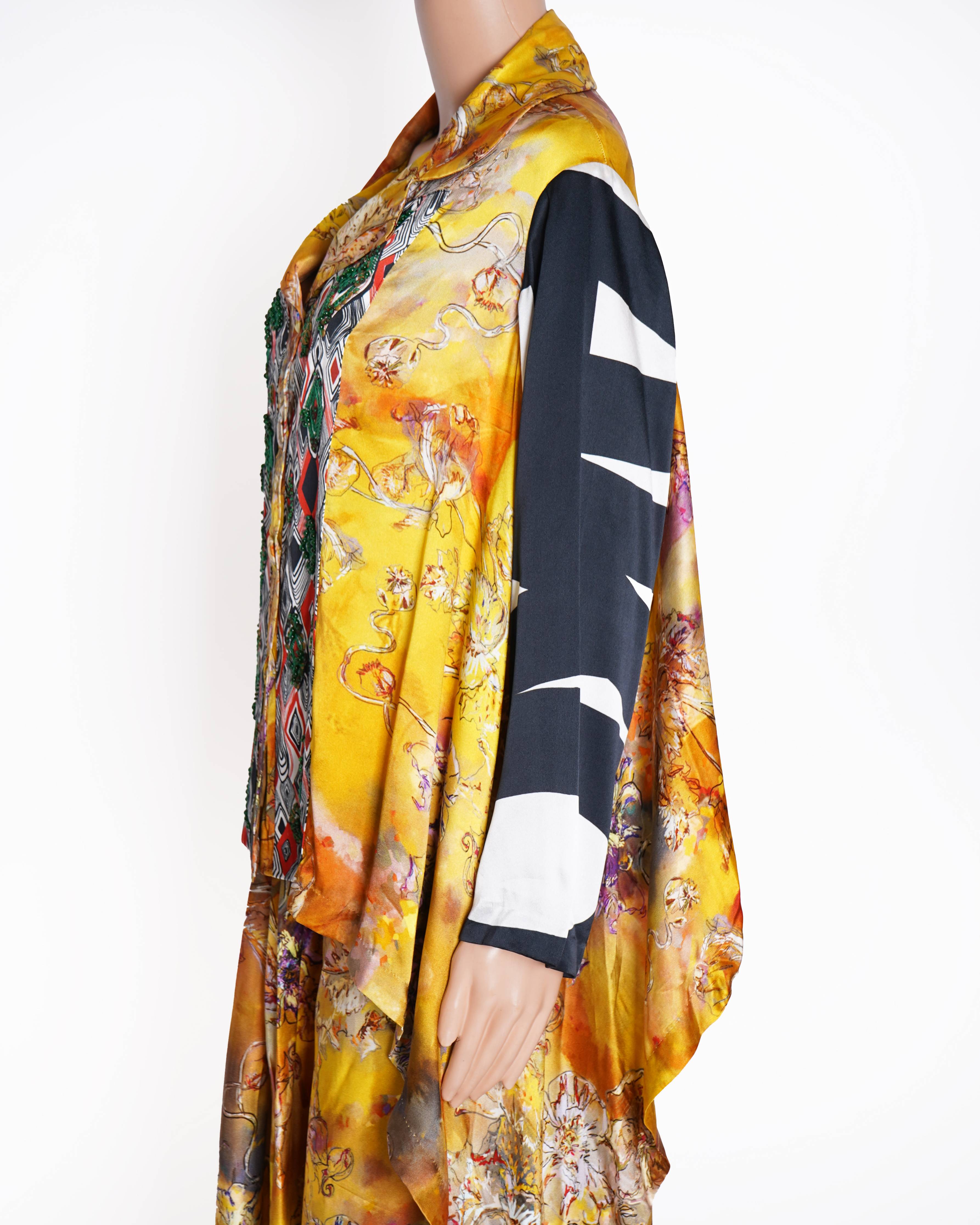 New AK-OK by Anamika Khanna 2 piece set in Yellow