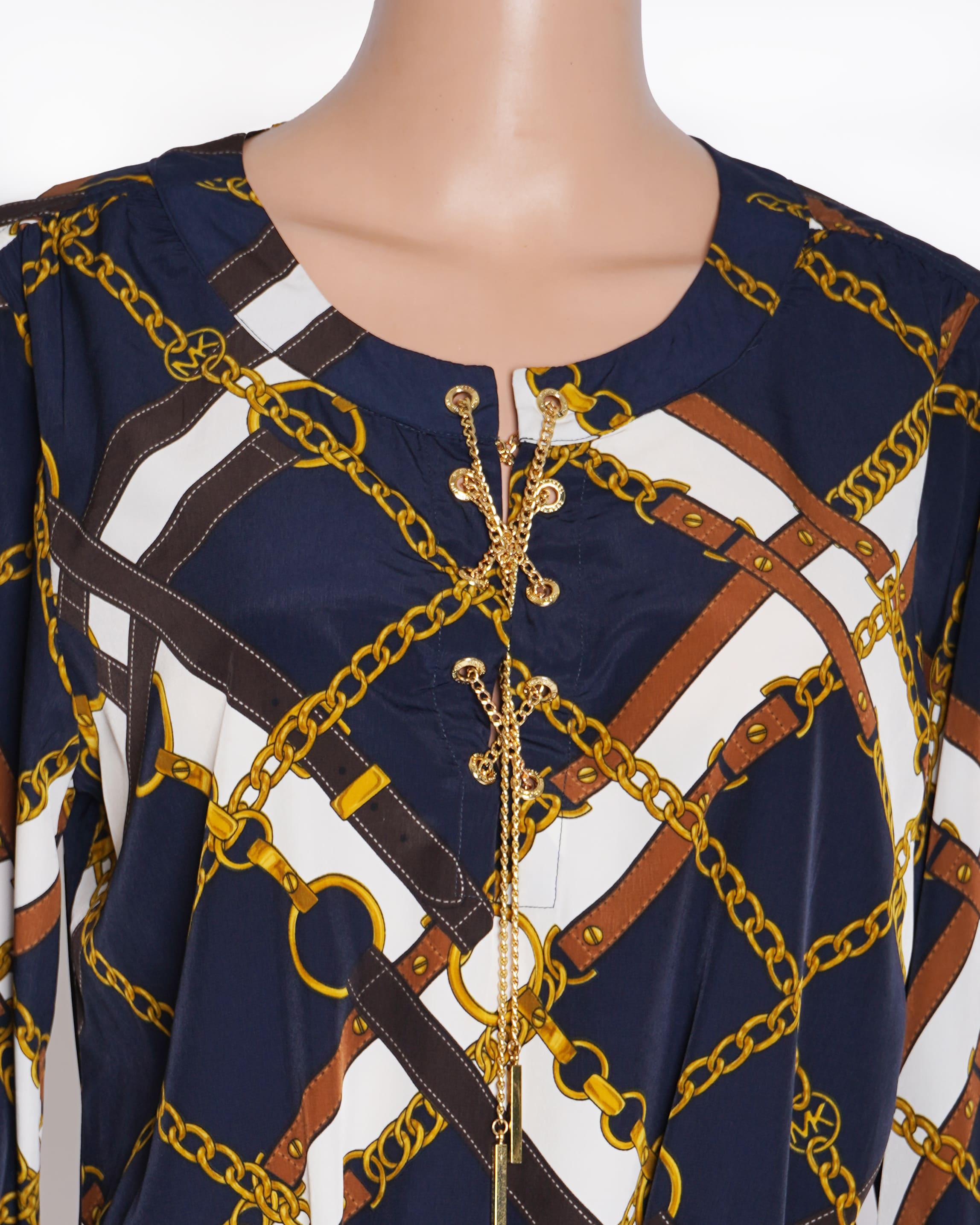 Michael kors Multicolour printed dress with belt