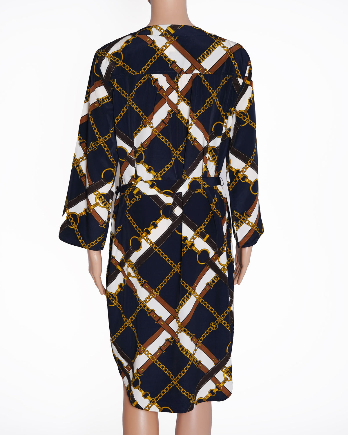 Michael kors Multicolour printed dress with belt