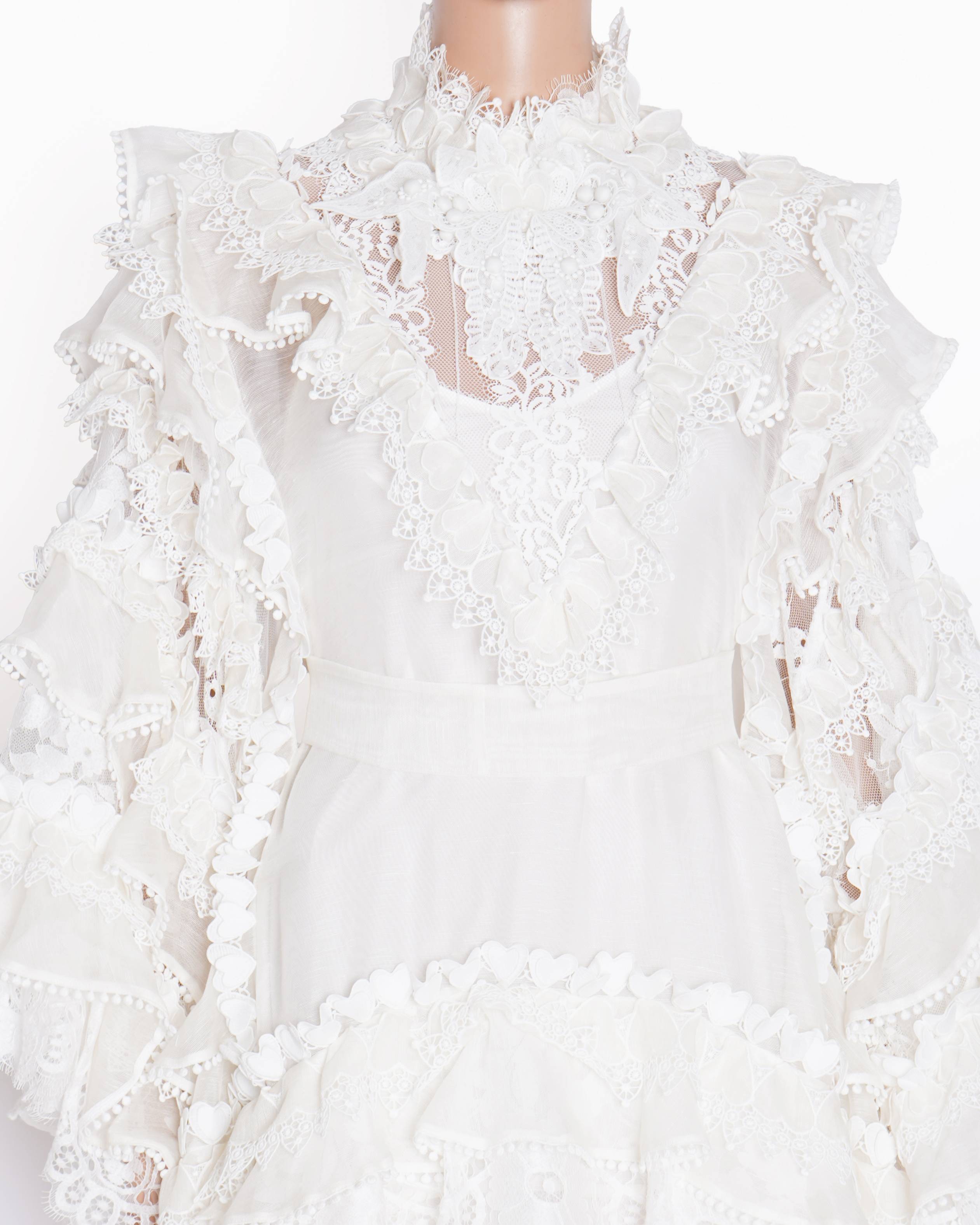 Zimmermann Crush Heart Mini Dress