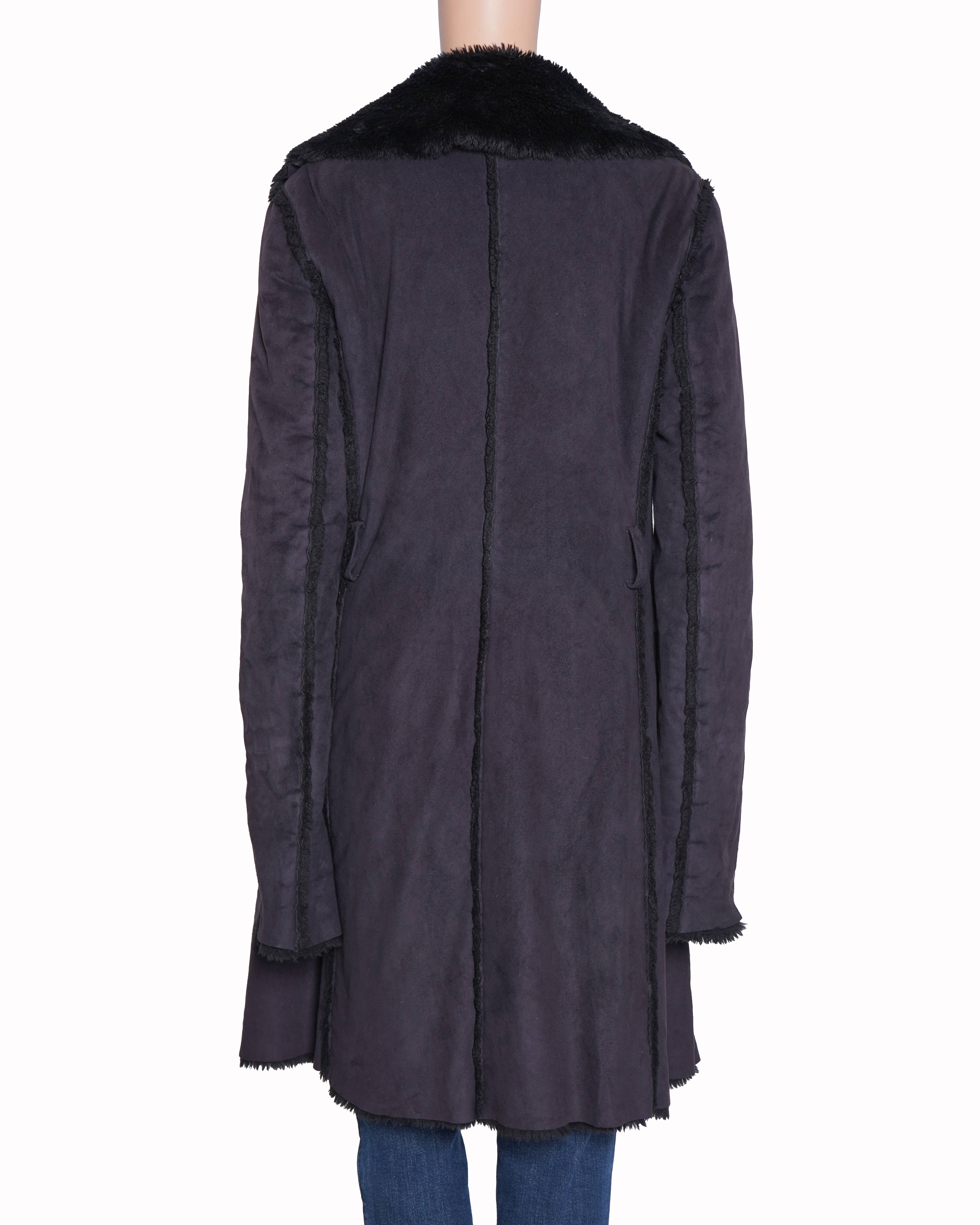 Armani Exchange Fur Reversible Shearling Jacket