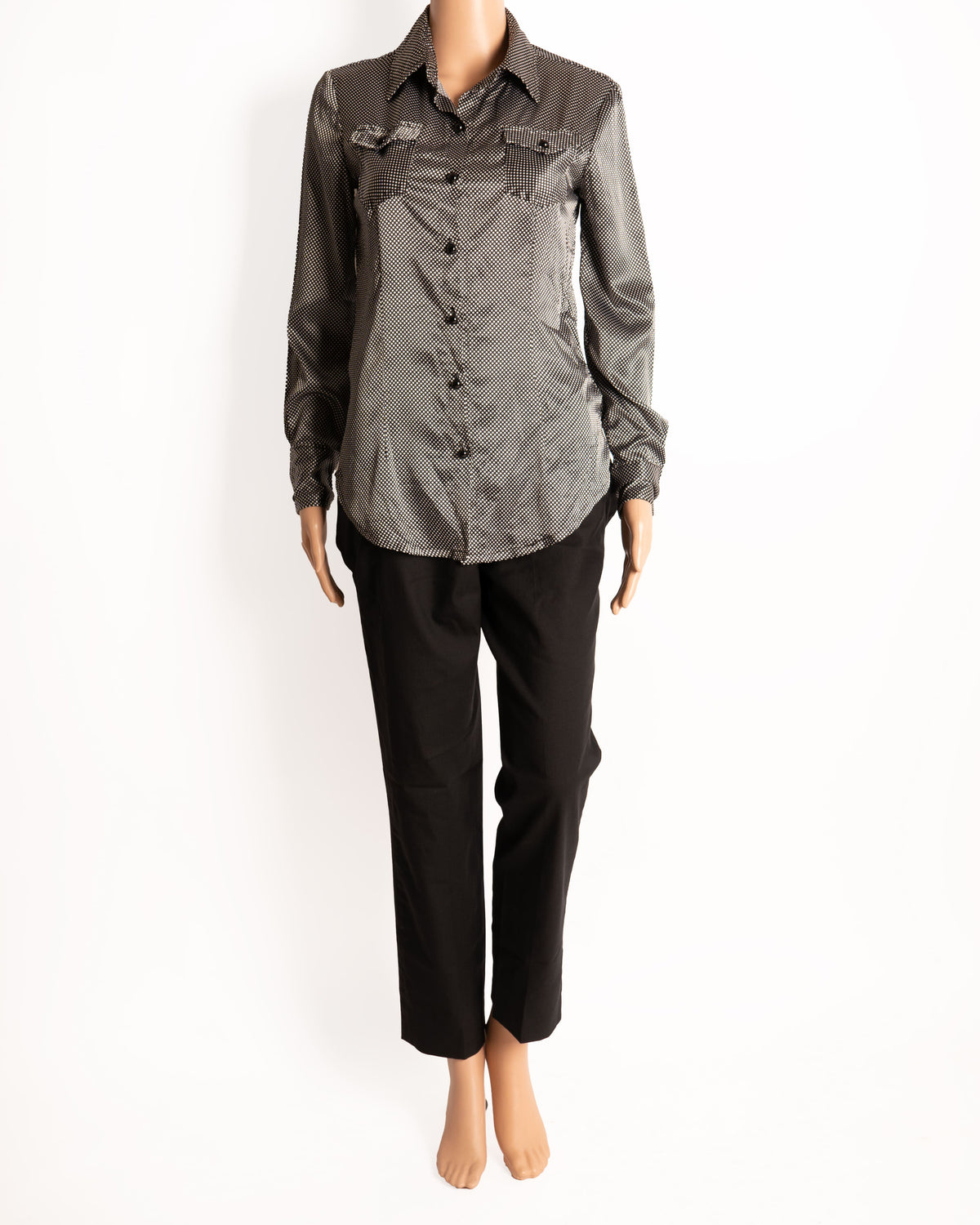 BCBG Shirt black and white