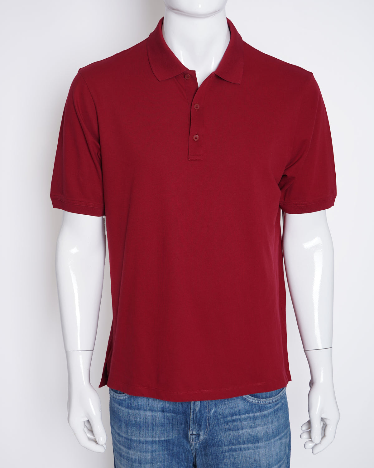 Hugo Boss Polo Men's Tshirt In Dark Red