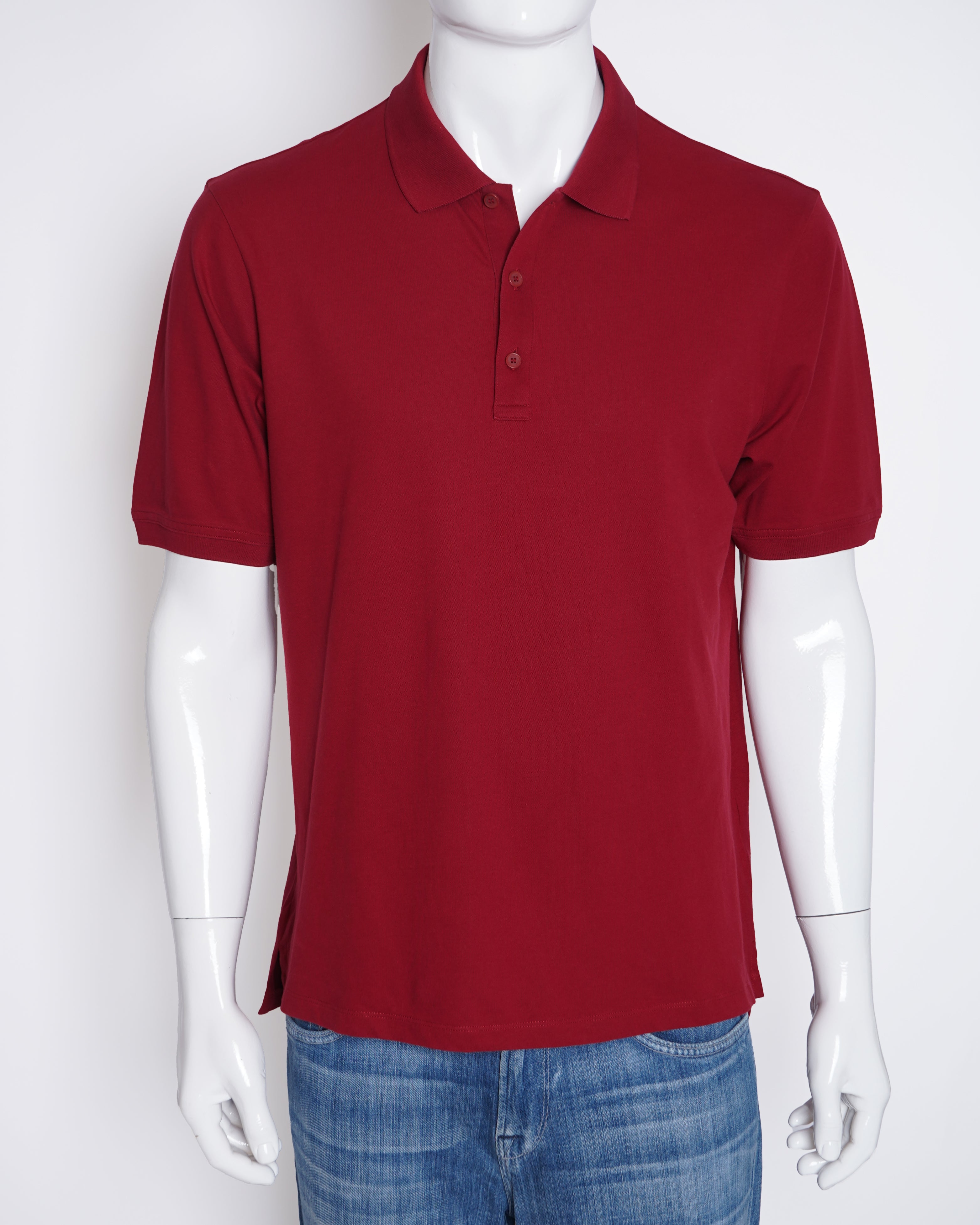 Hugo Boss Polo Men's Tshirt In Dark Red