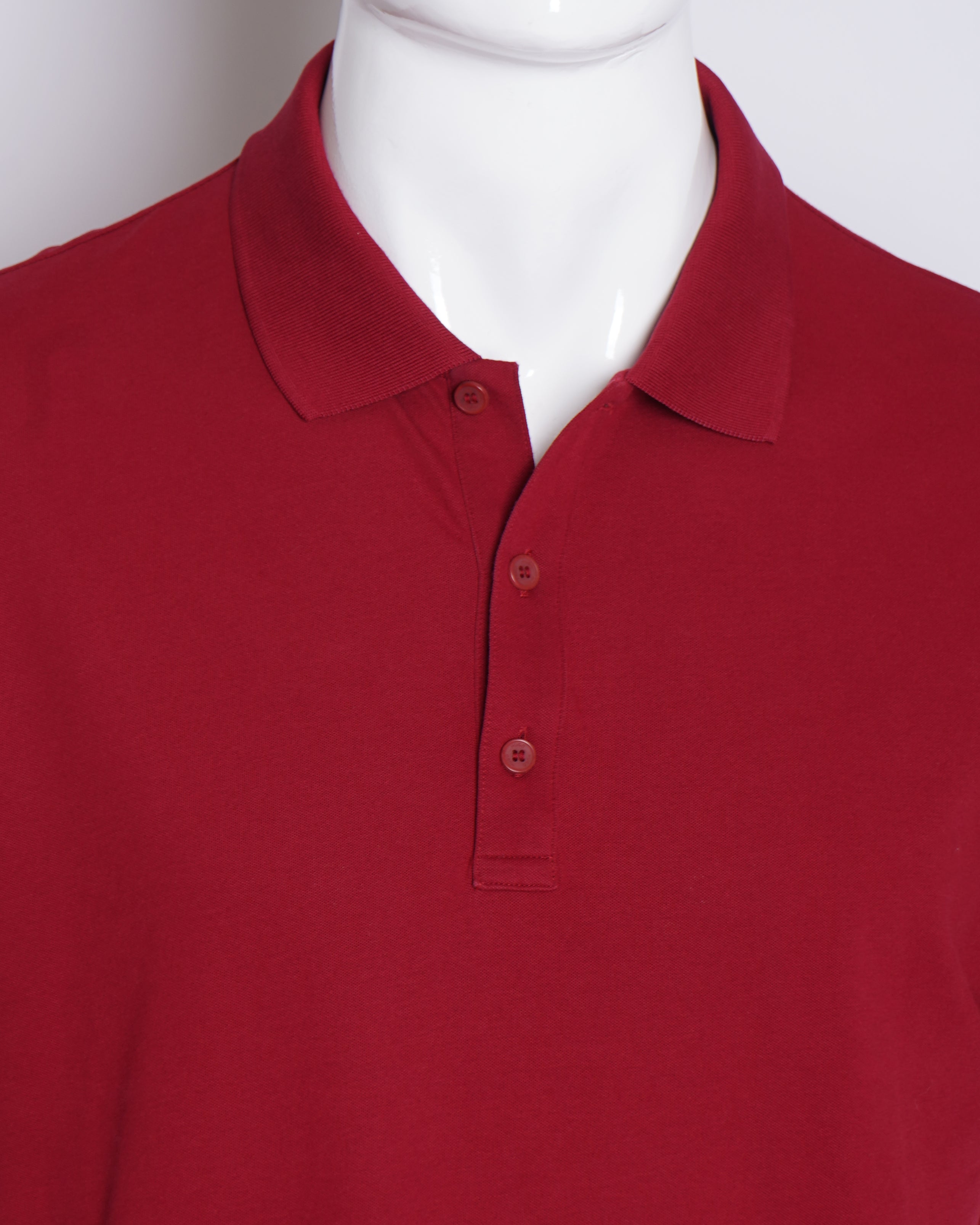 Hugo Boss Polo Men's Tshirt In Dark Red
