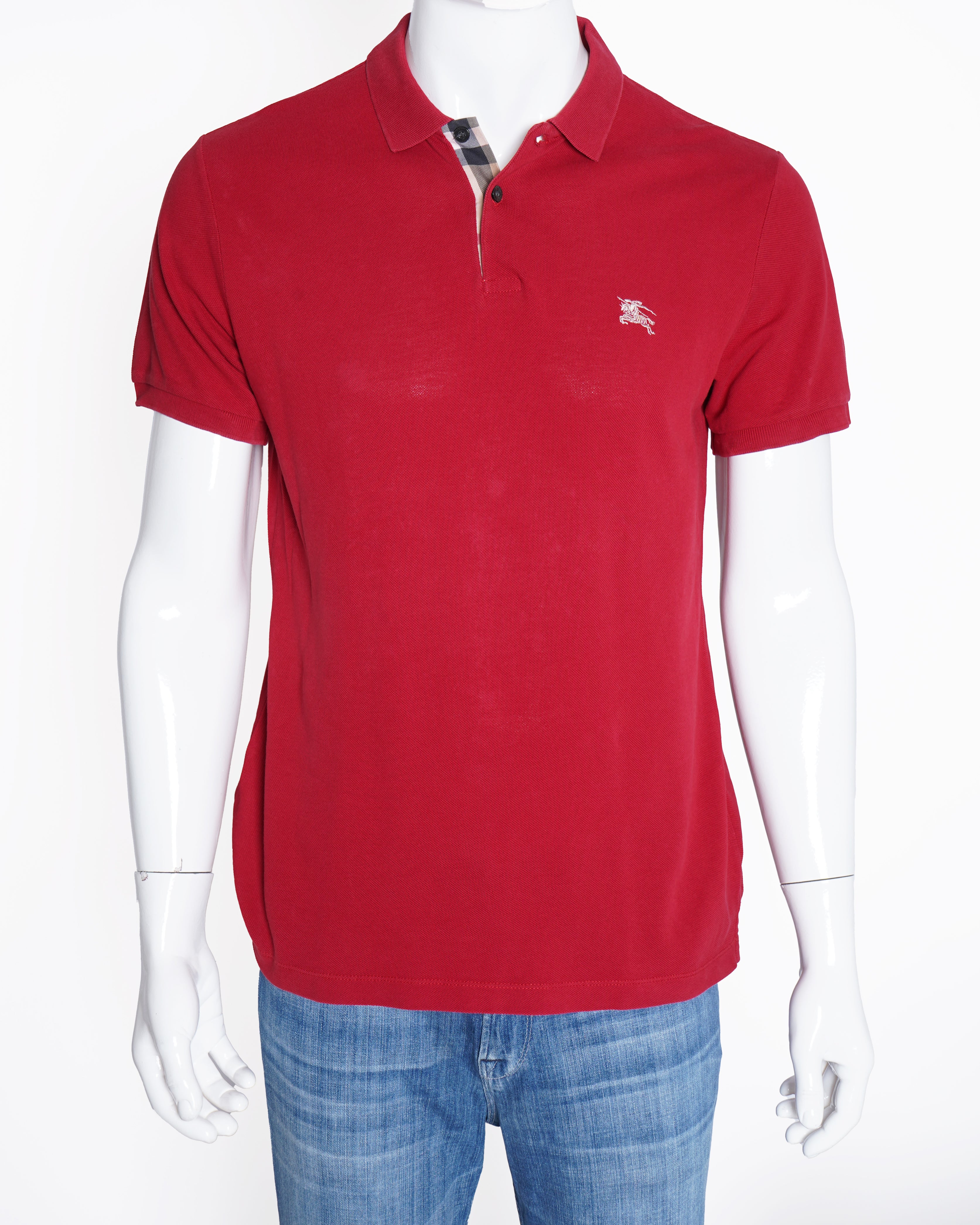 Burberry Red Polo T-shirt