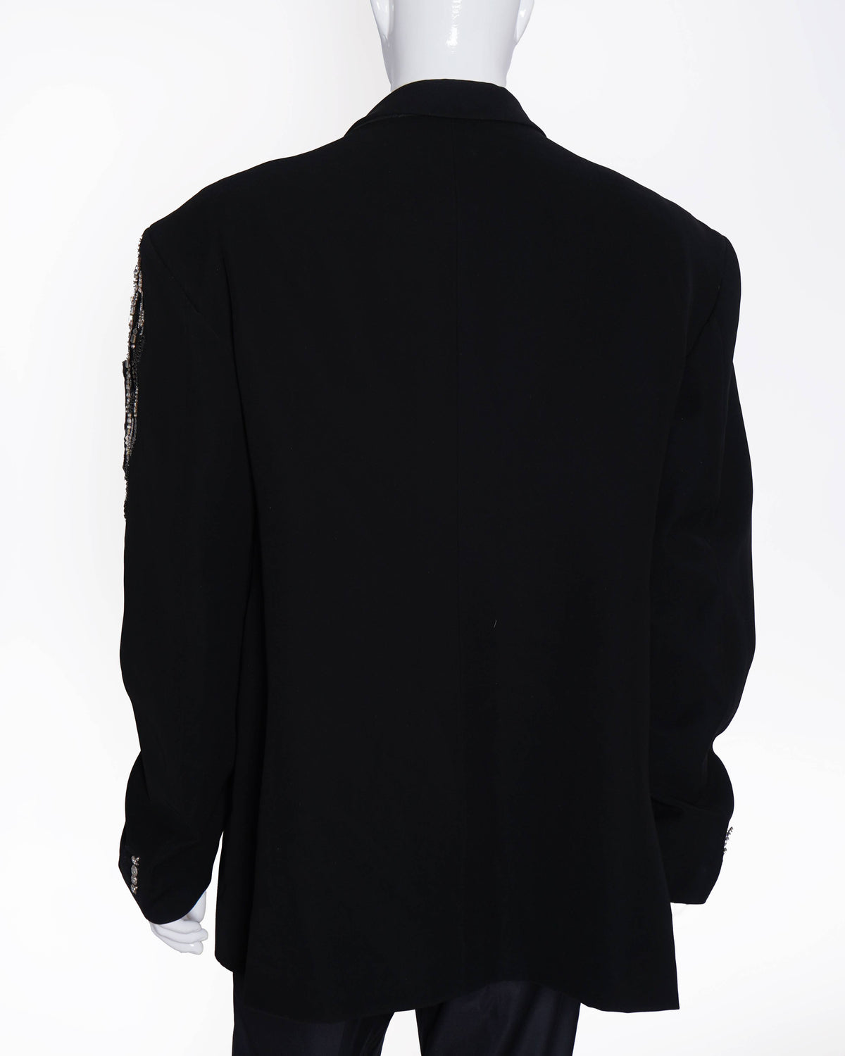 Falguni Shane Peacock Sequin black blazer (Unisex)