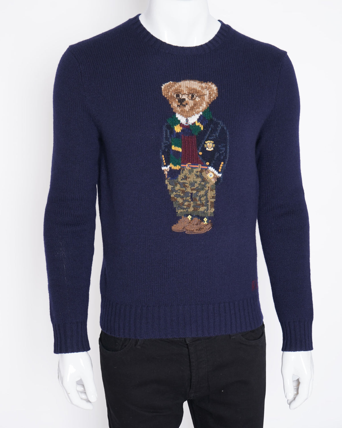 New Polo Ralph Lauren Bear Cotton Jumper