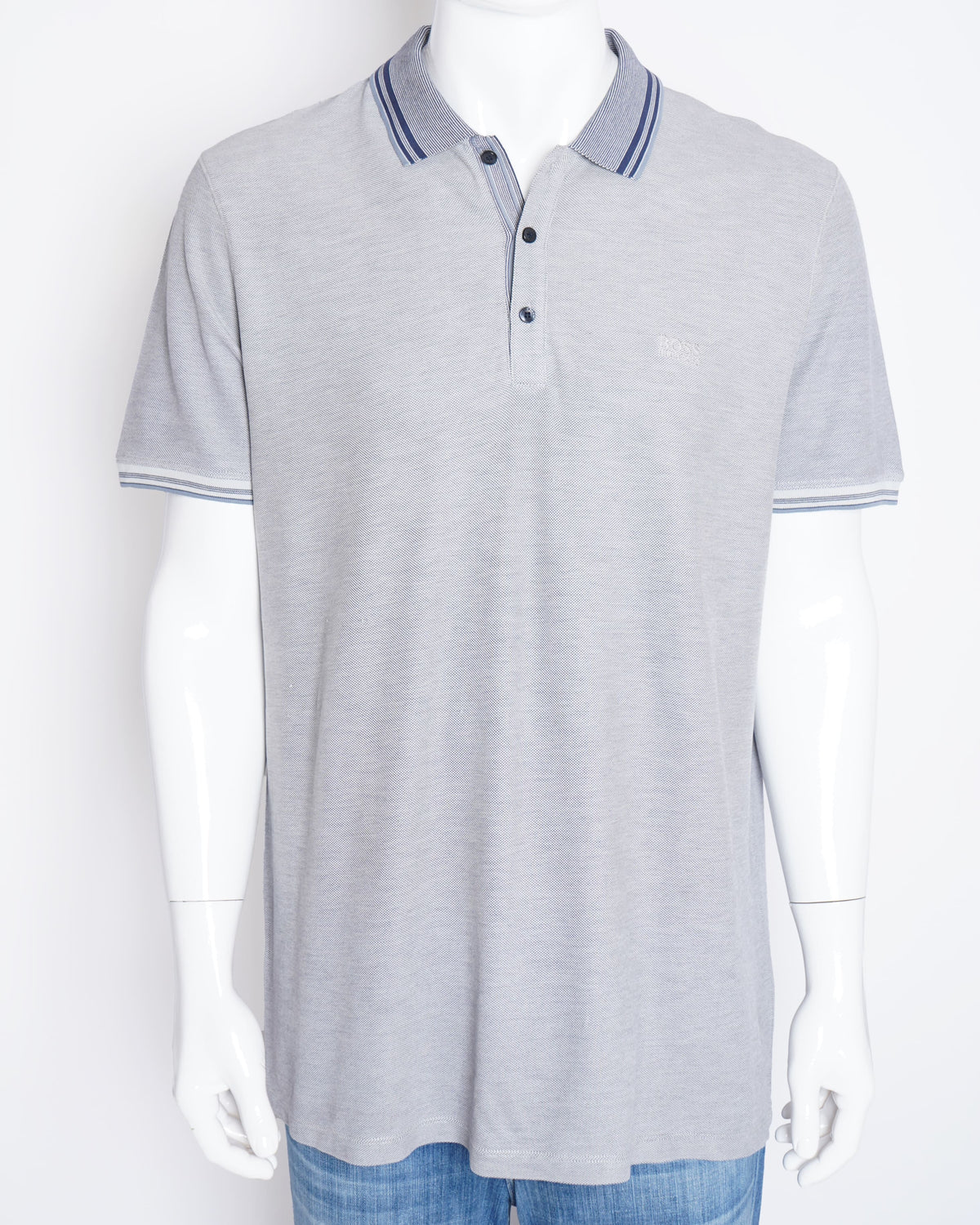 Hugo Boss Polo Men's Tshirt In Grey